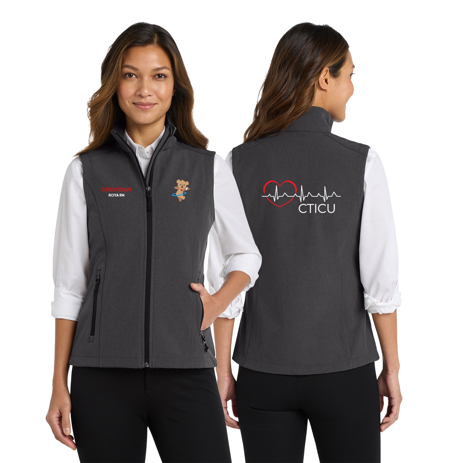CTICU Port Authority Ladies Core Soft Shell Vest