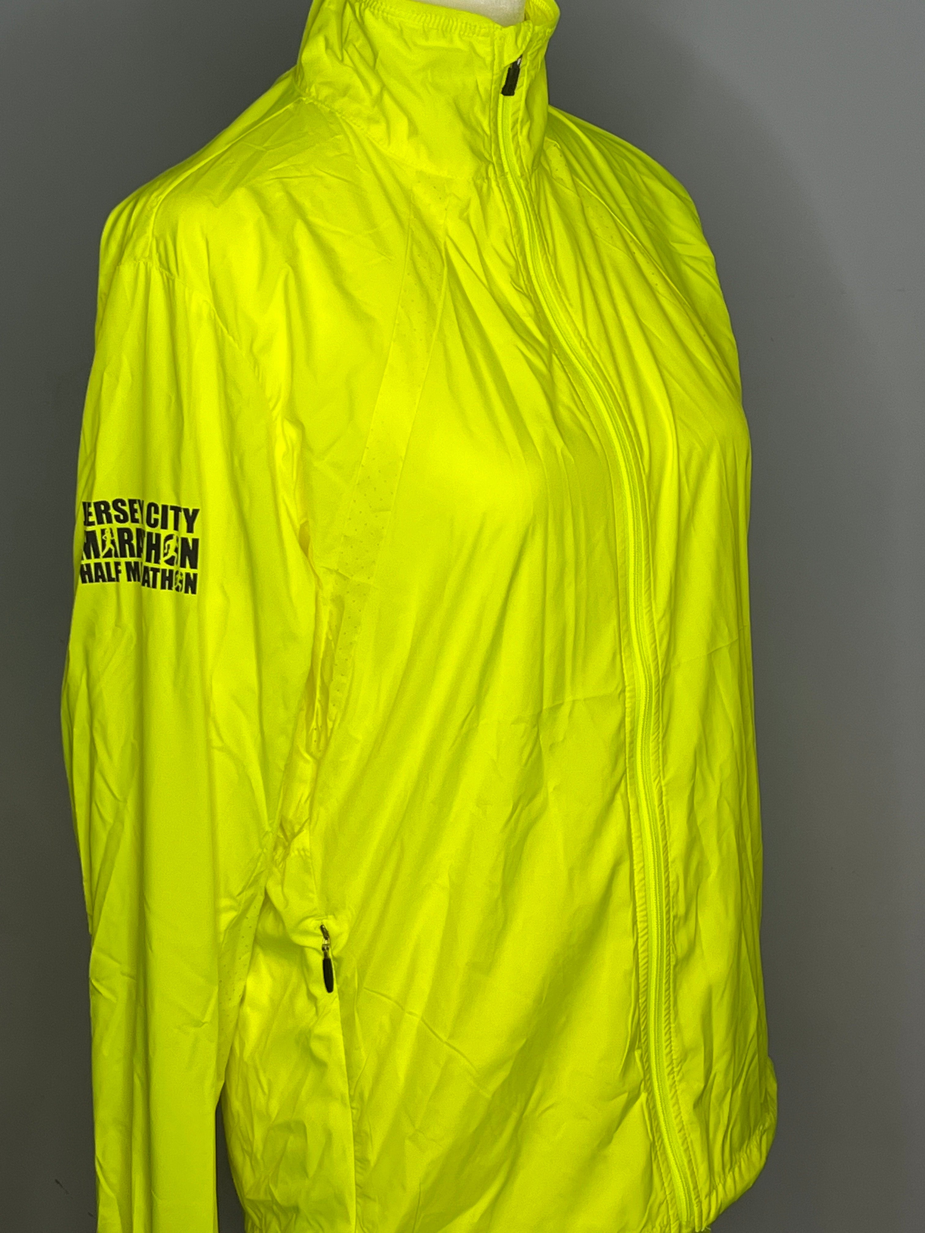 JERSEY CITY MARATHON WOMENS NEON JACKET