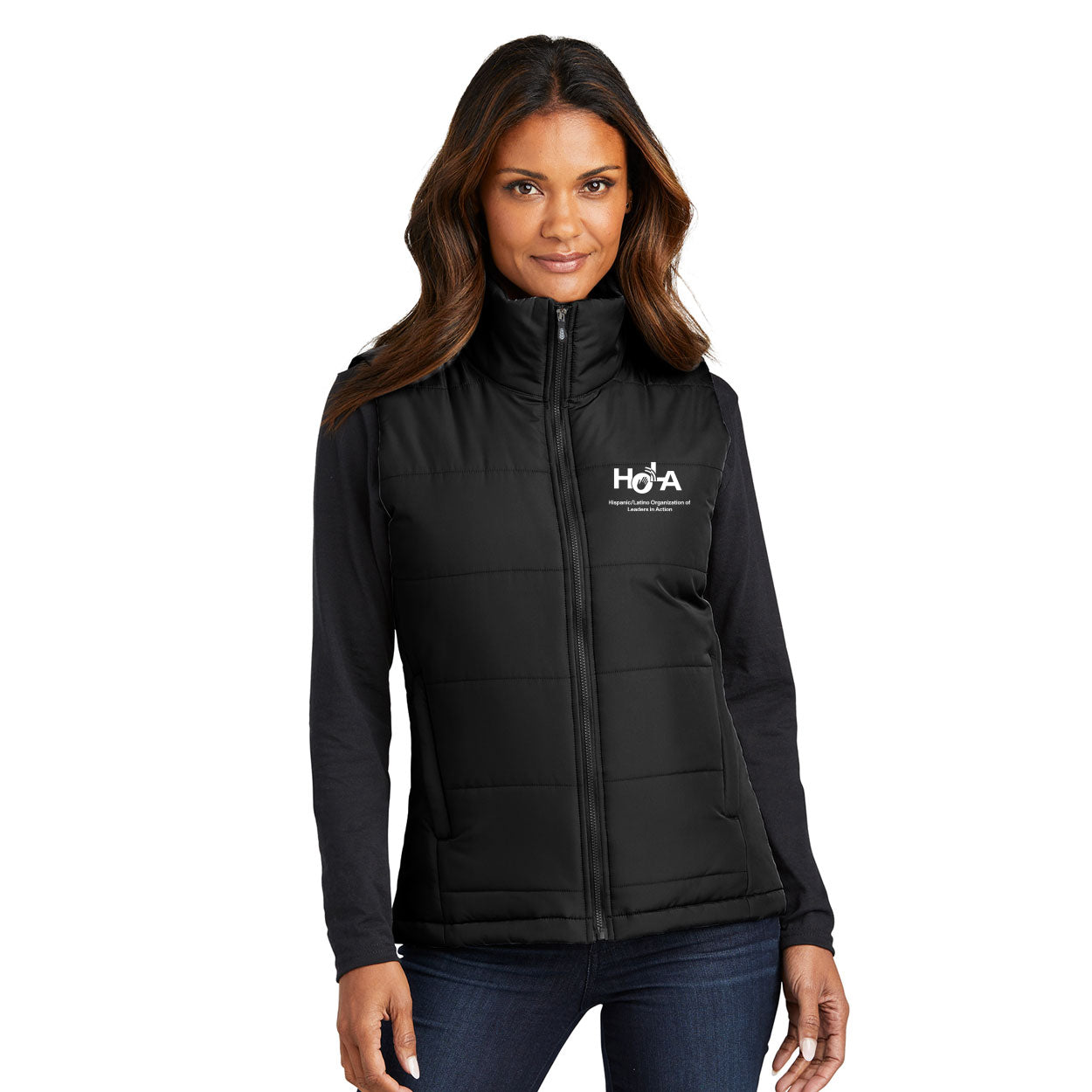 HOLA LOGO WOMEN'S PUFFER VEST