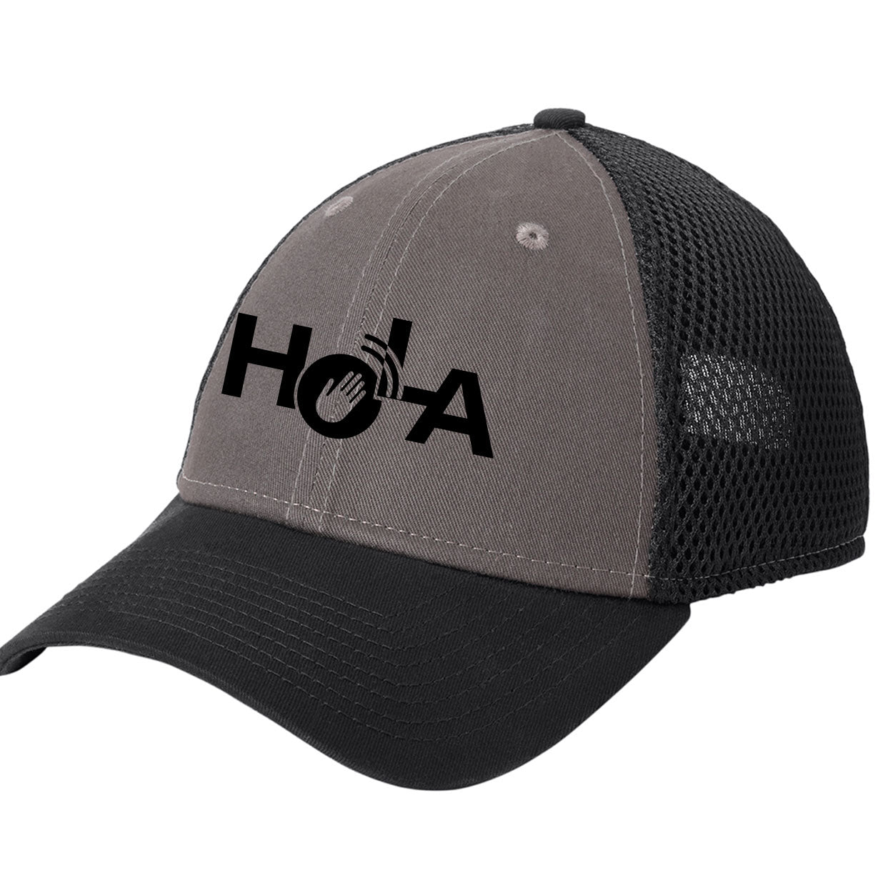 HOLA LOGO NEW ERA SNAPBACK CONTRAST FRONT MESH CAP
