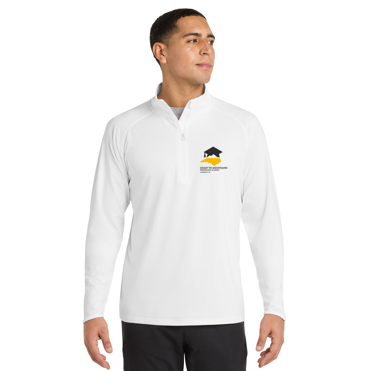 CMPA LOGO STRETCH 1/4-ZIP PULLOVER