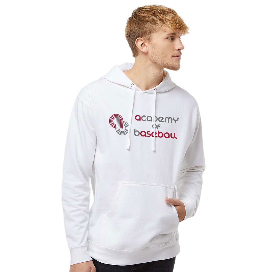 ACADEMY OF BASEBALL EMBROIDERED LOGO MIDWEIGHT HOODED SWEATSHIRT