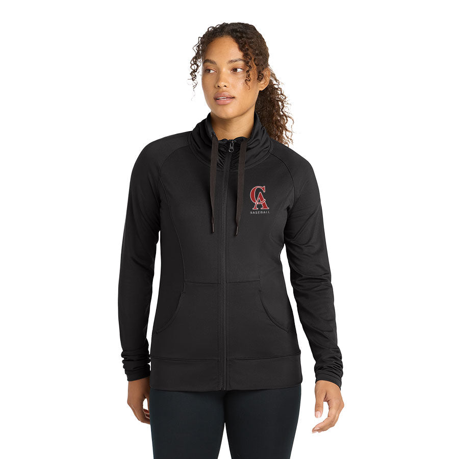 CLASSICAL ACADEMY BASEBALL CA LOGO SPORT-WICK STRETCH FULL-ZIP JACKET