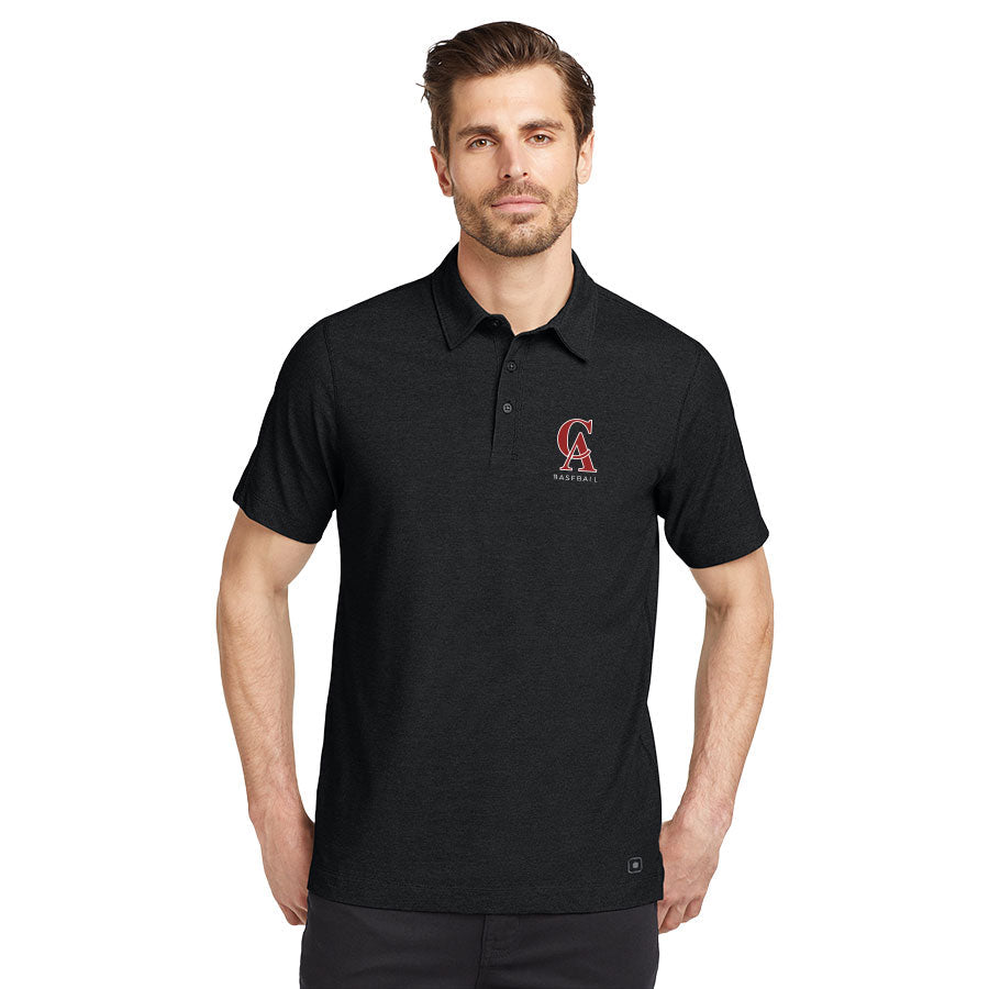 CLASSICAL ACADEMY BASEBALL CA LOGO ONYX POLO