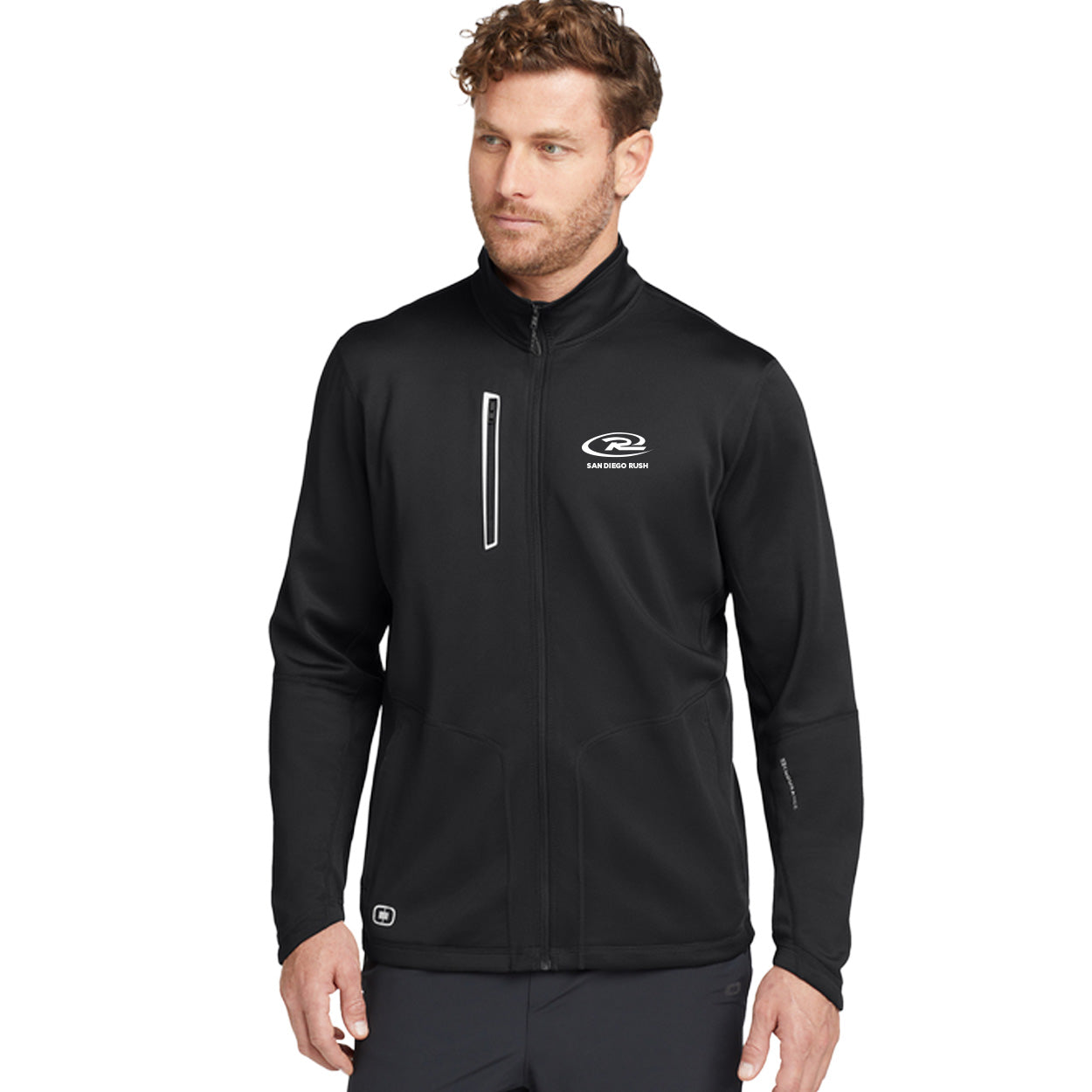 SAN DIEGO RUSH EMBROIDERED LOGO OGIO ENDURANCE NEXUS 1/4-ZIP PULLOVER