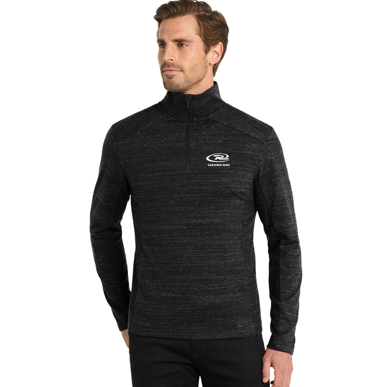 SAN DIEGO RUSH EMBROIDERED LOGO OGIO FLUX 1/4-ZIP