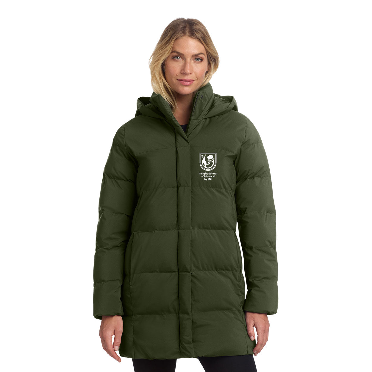 Insight School of Missouri LOGO MERCER+METTLE WOMENÕS PUFFY PARKA