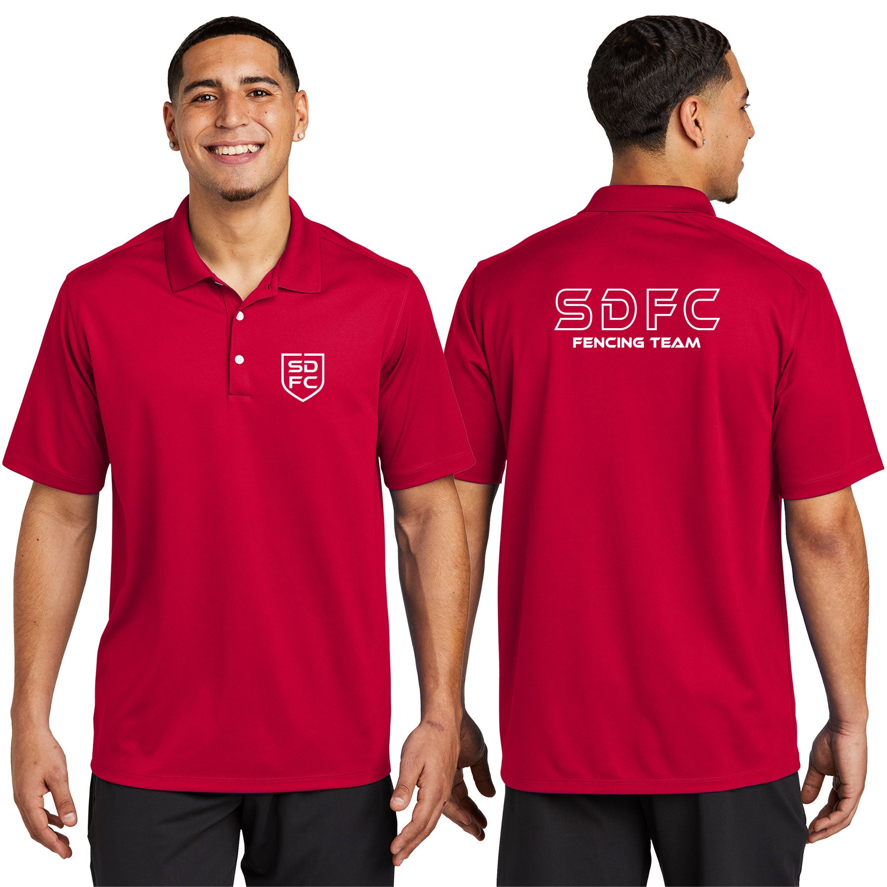 SD FENCING LOGO UV MICROPIQUE POLO