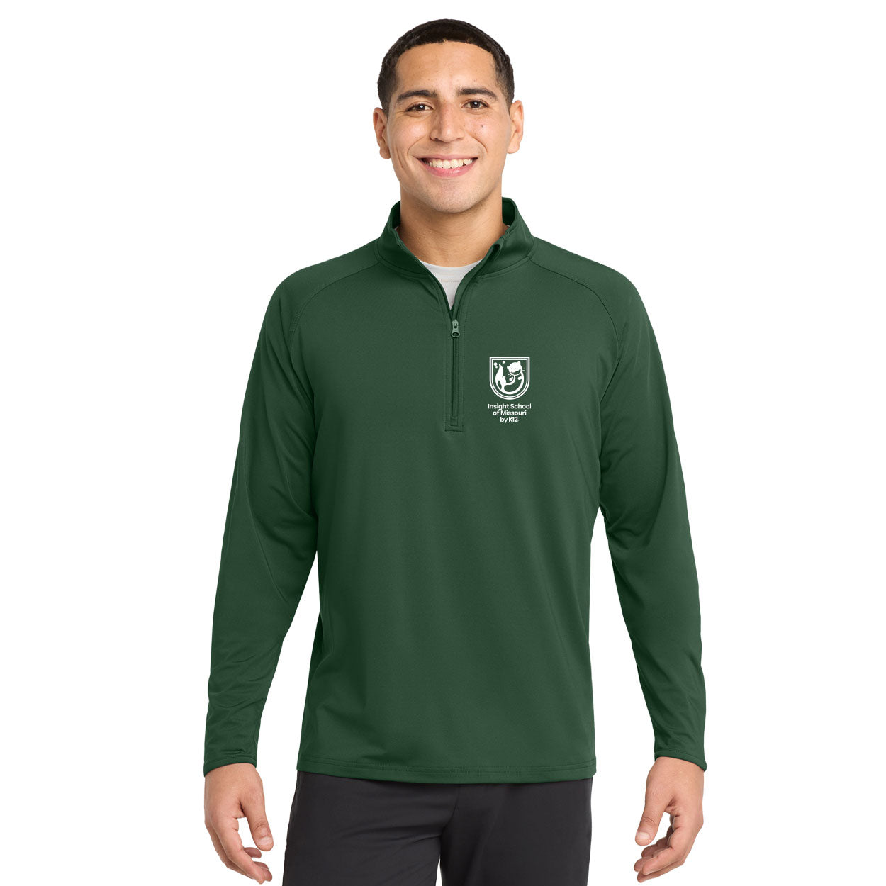 Insight School of Missouri LOGO STRETCH 1/4-ZIP PULLOVER