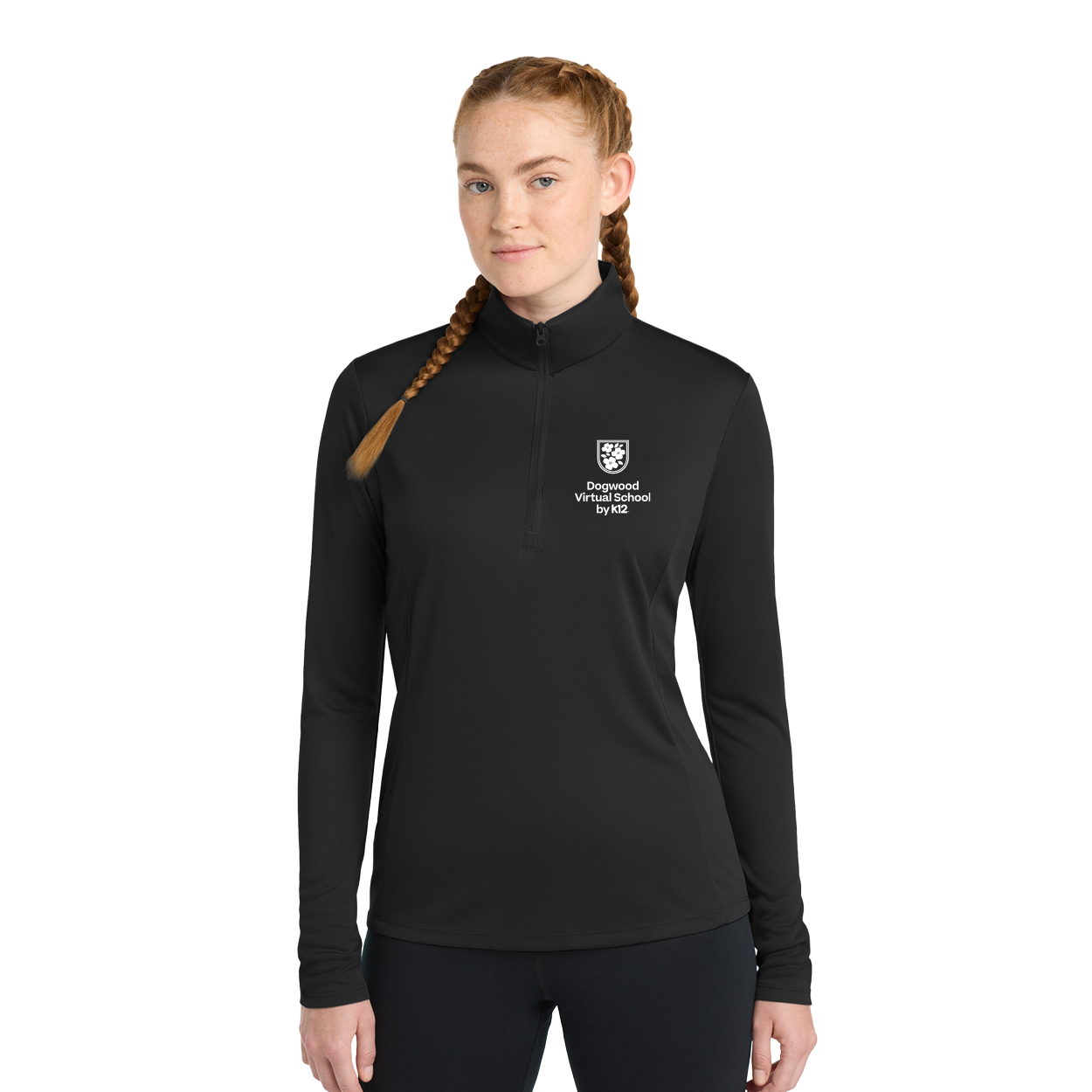 DOGWOOD LOGO LADIES COMPETITOR 1/4-ZIP PULLOVER