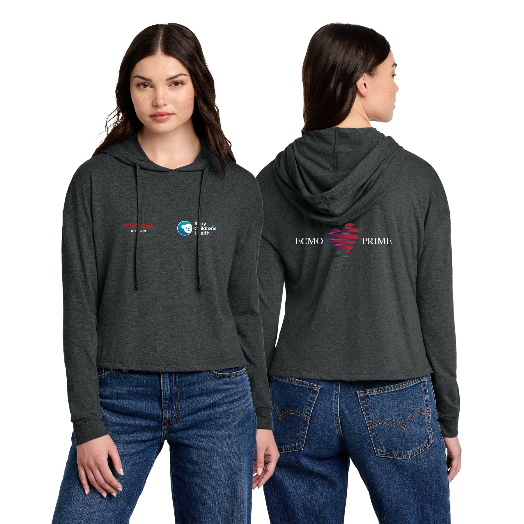 ECMO PRIME Women's Midi Long Sleeve Hoodie