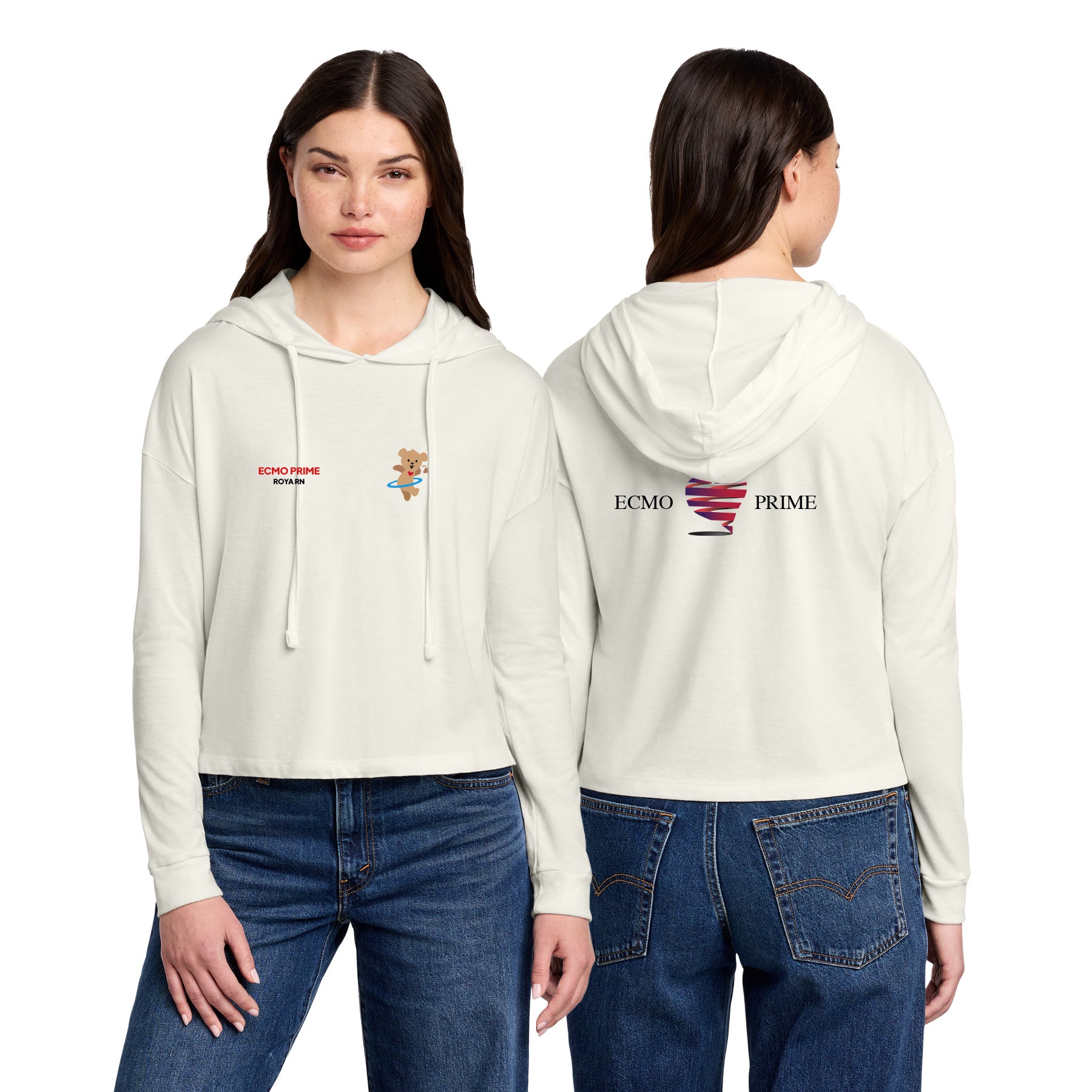 ECMO PRIME Women's Midi Long Sleeve Hoodie