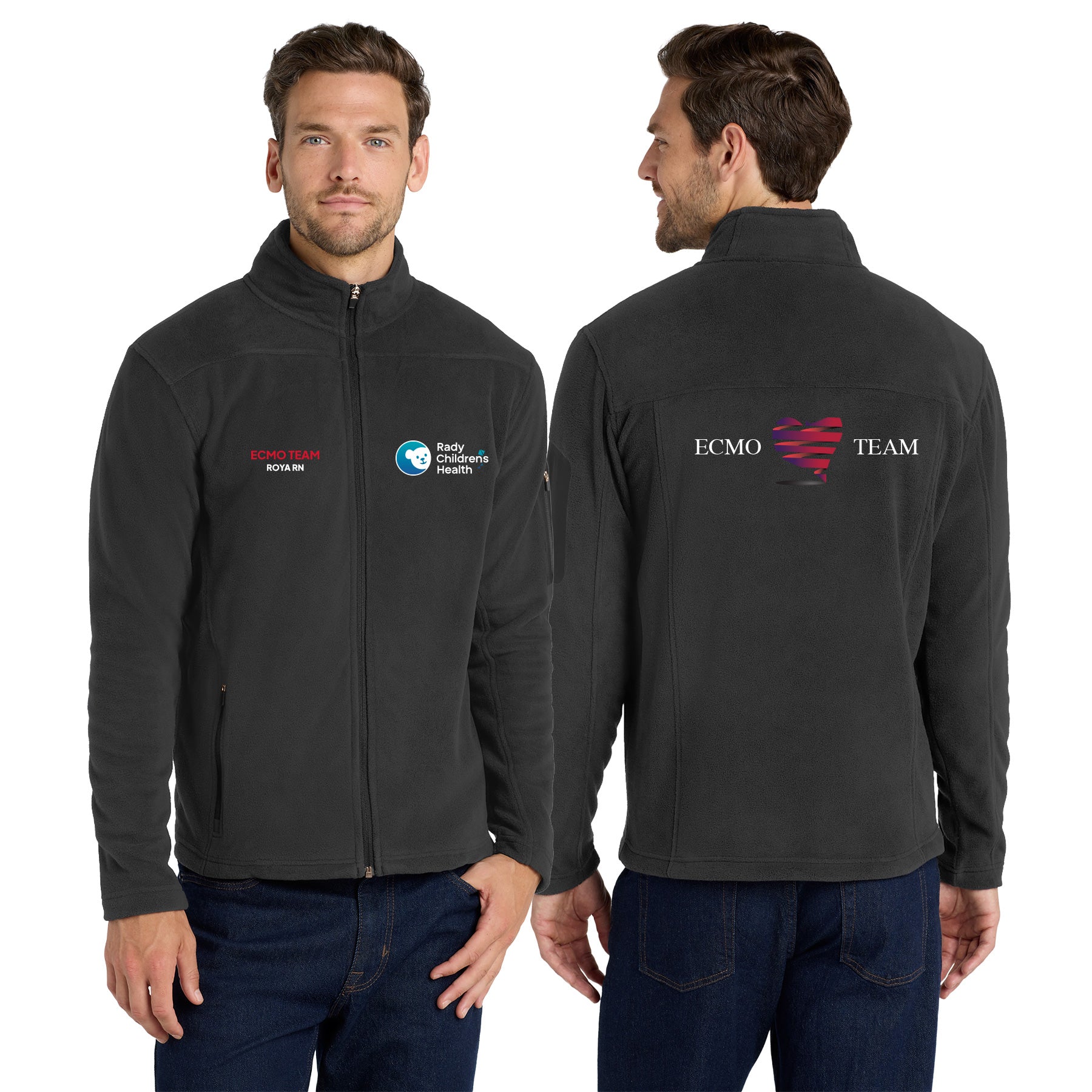 ECMO TEAM Summit Fleece Full-Zip Jacket