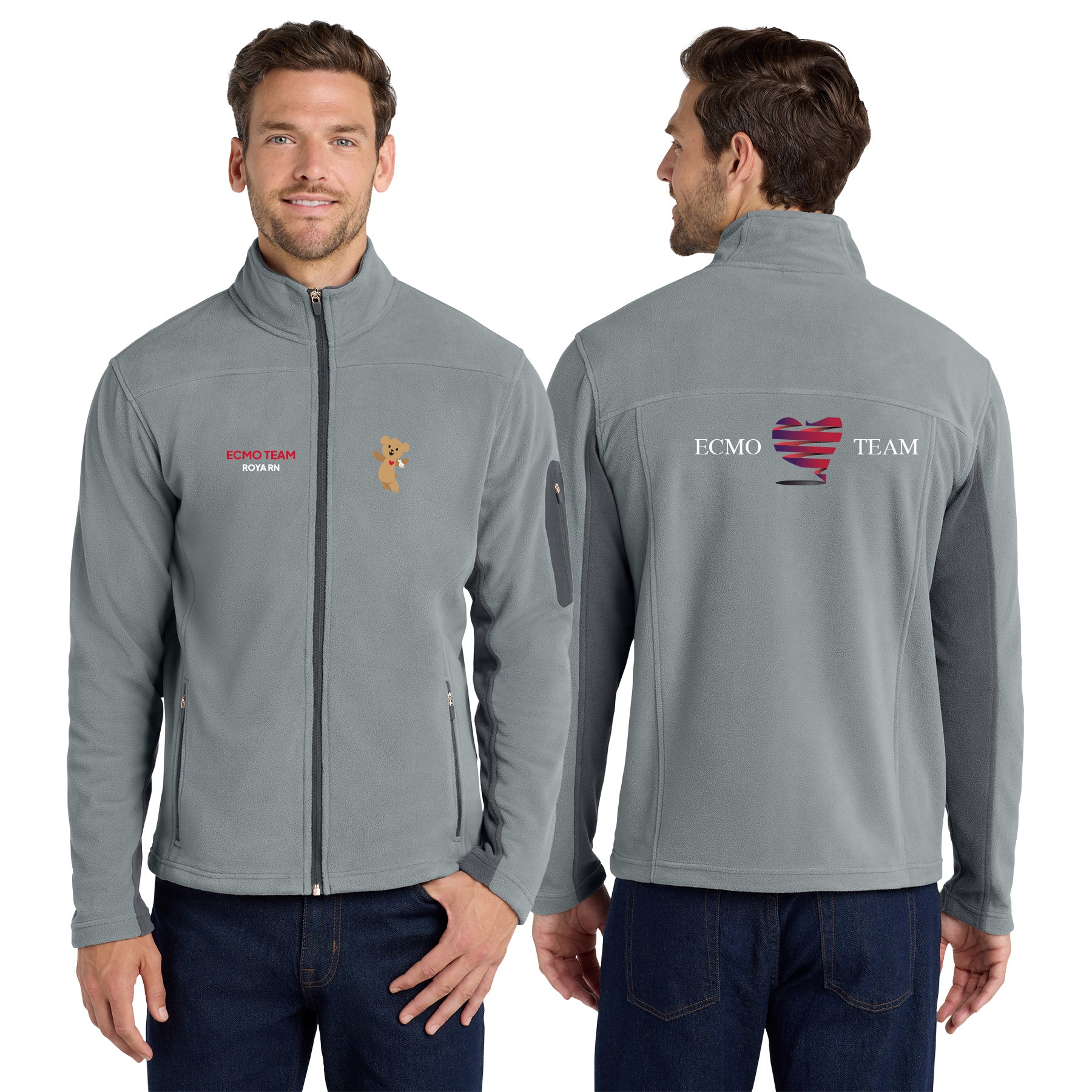 ECMO TEAM Summit Fleece Full-Zip Jacket