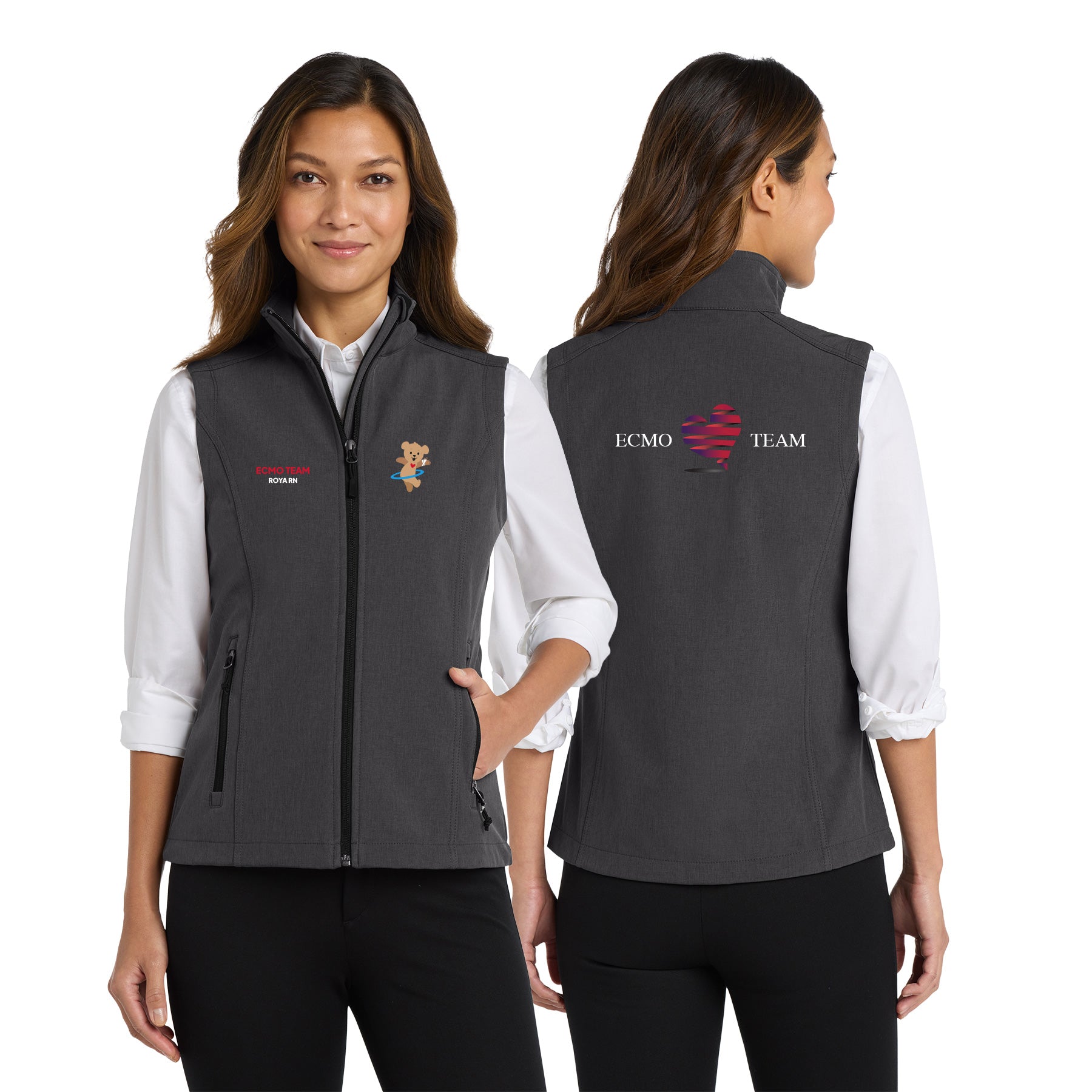 ECMO TEAM Port Authority Ladies Core Soft Shell Vest