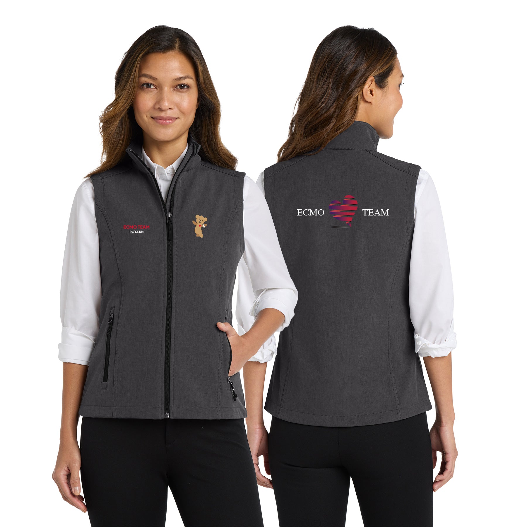 ECMO TEAM Port Authority Ladies Core Soft Shell Vest