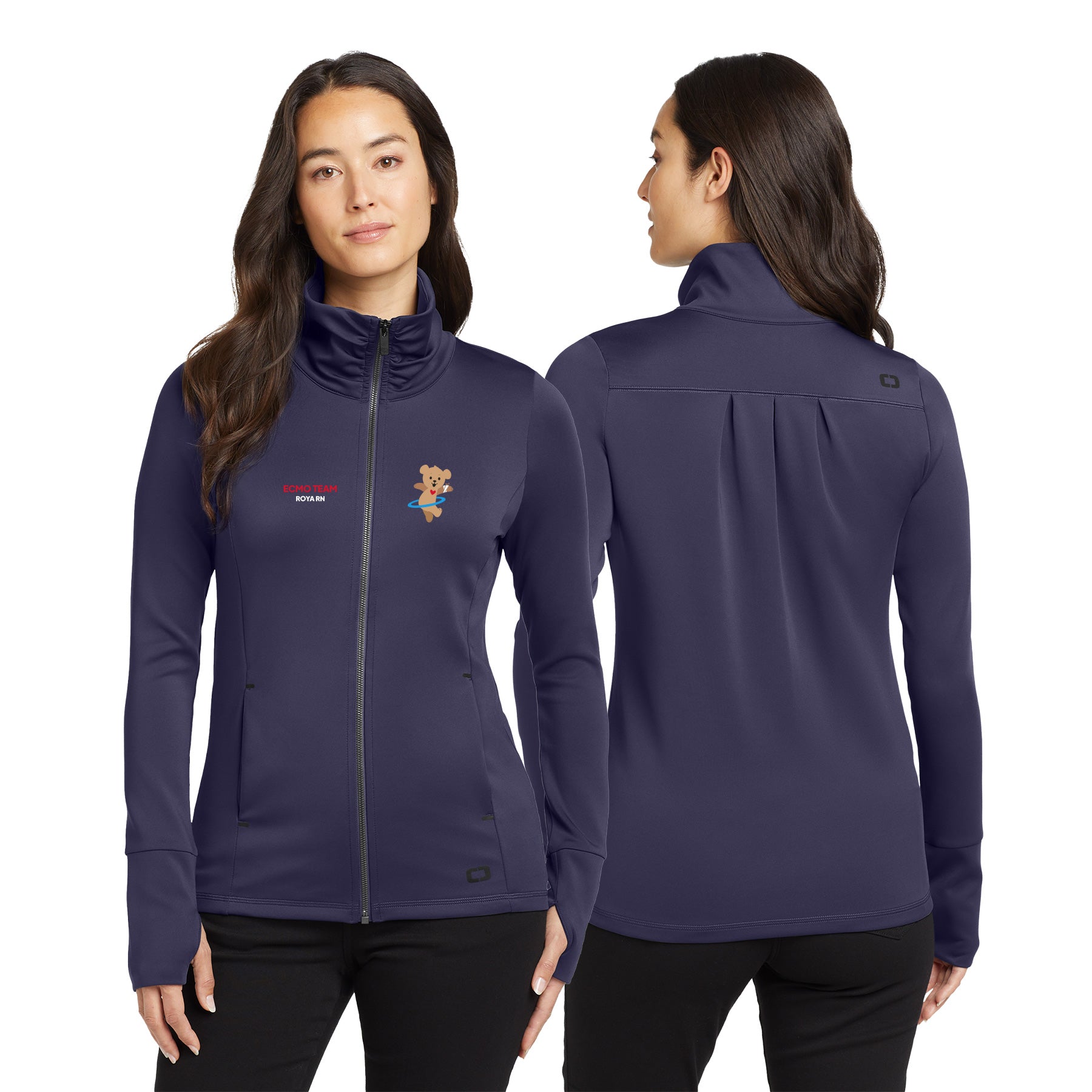 ECMO TEAM OGIO Women's Modern Performance Full-Zip