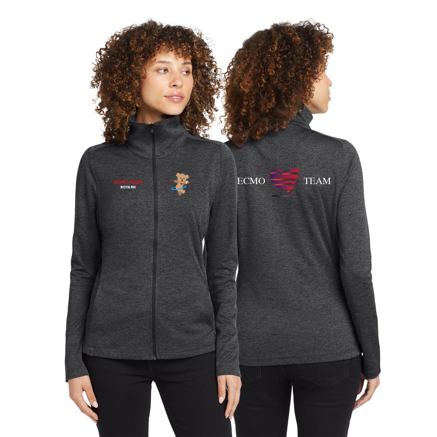 ECMO TEAM OGIO Women's Pixel Full-Zip