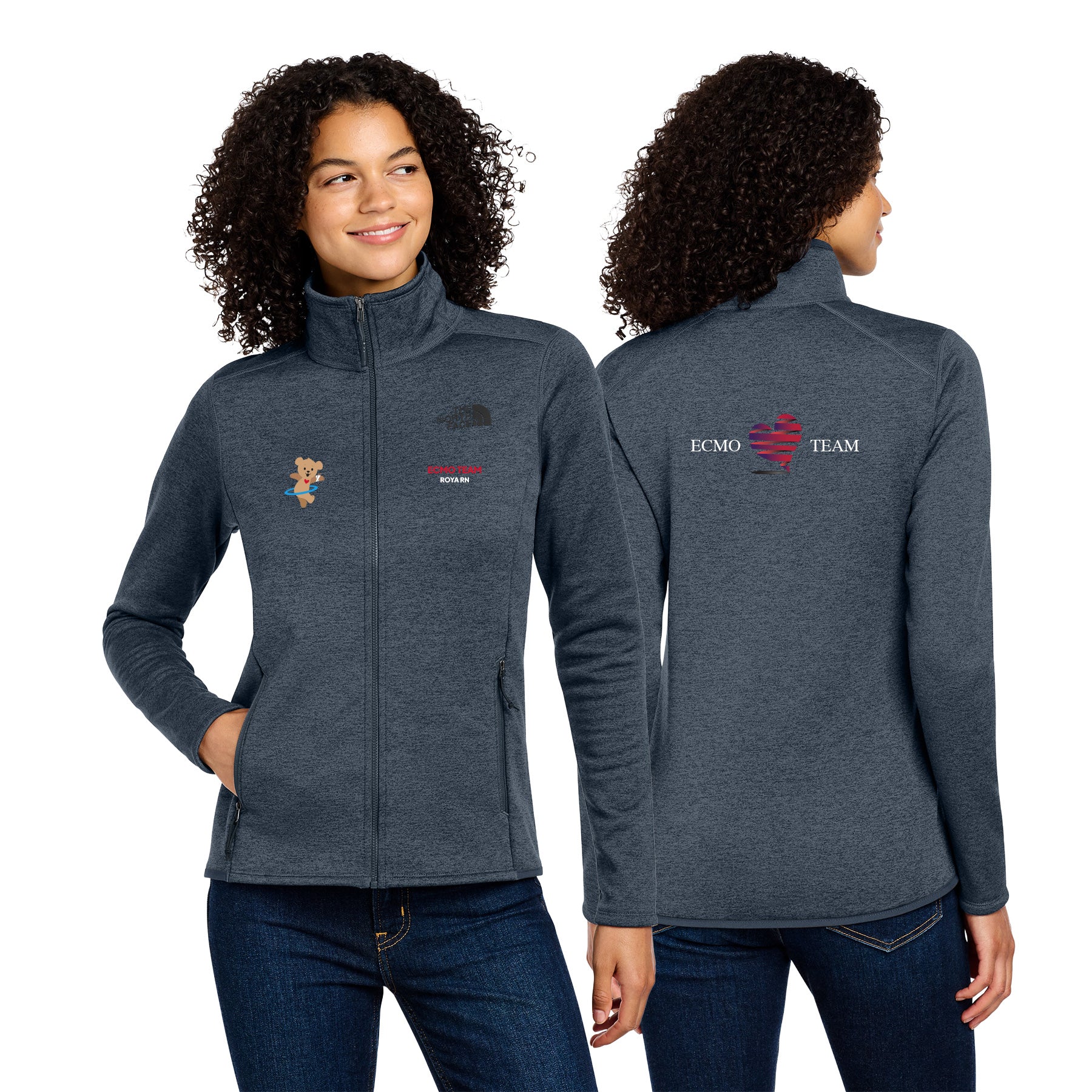 ECMO TEAM The North Face Women's Skyline Full-Zip Fleece Jacket