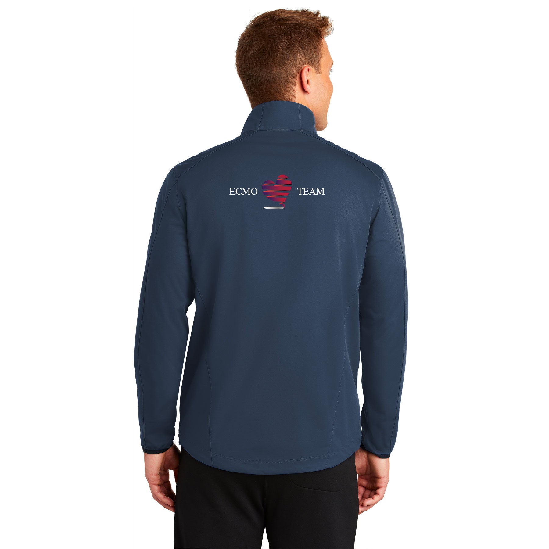 RADY'S ECMO TEAM LOGO PORT AUTHORITY ACTIVE SOFT SHELL JACKET