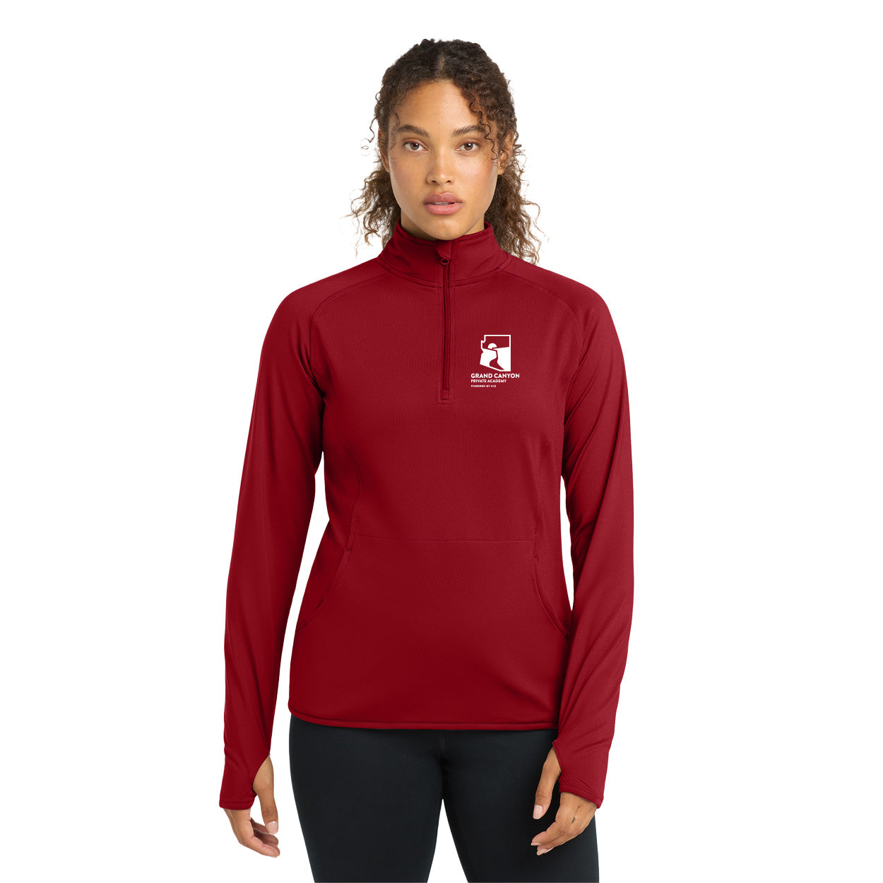 GRAND CANYON PA LOGO LADIES SPORT-WICK STRETCH 1/4-ZIP PULLOVER