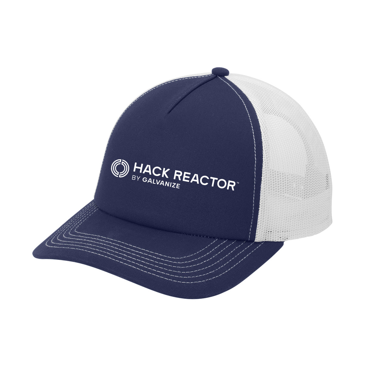 HACK REACTOR LOGO LOW-PROFILE SNAPBACK 5-PANEL TRUCKER CAP