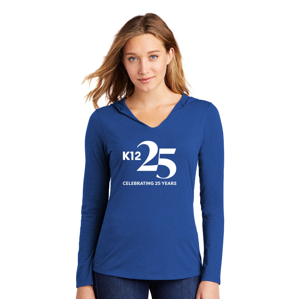 K12 25 YEARS LOGO LONG SLEEVE HOODIE