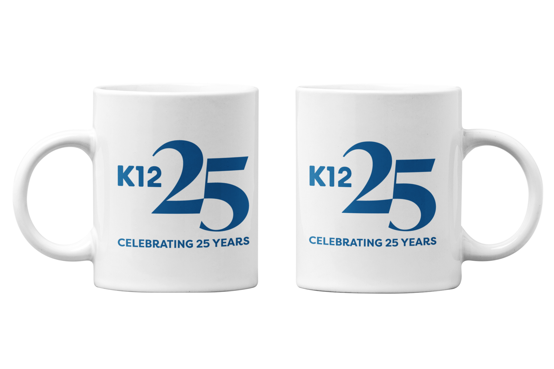 K12 25 YEARS LOGO 11OZ MUG