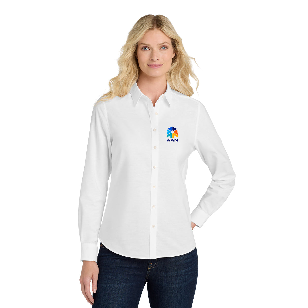 AAN LOGO SUPERPRO OXFORD SHIRT