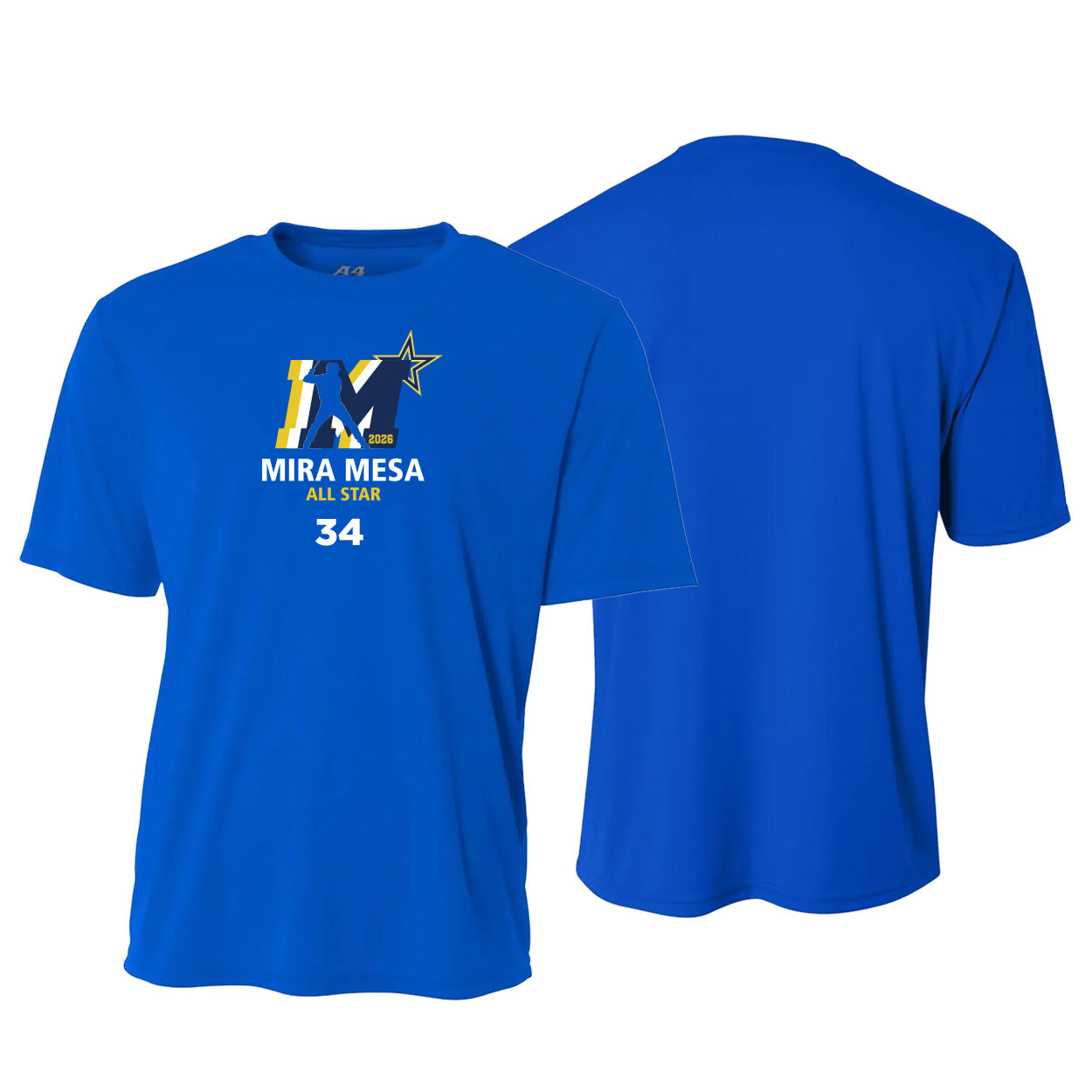 MMLL 26 ALL-STARS LOGO COOLING PERFORMANCE CREW - Adult & Youth