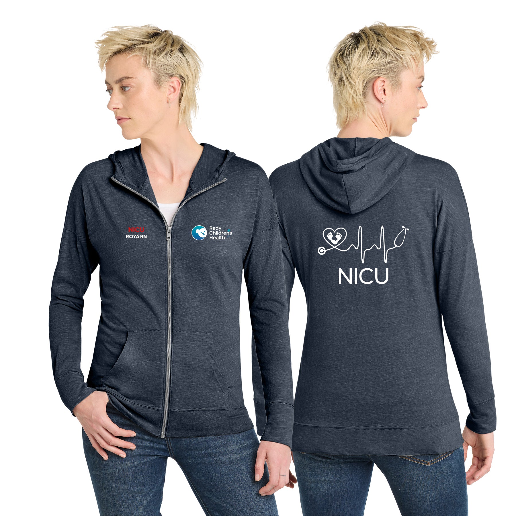 RADY NICU WOMEN'S MEDAL FULL-ZIP HOODIE