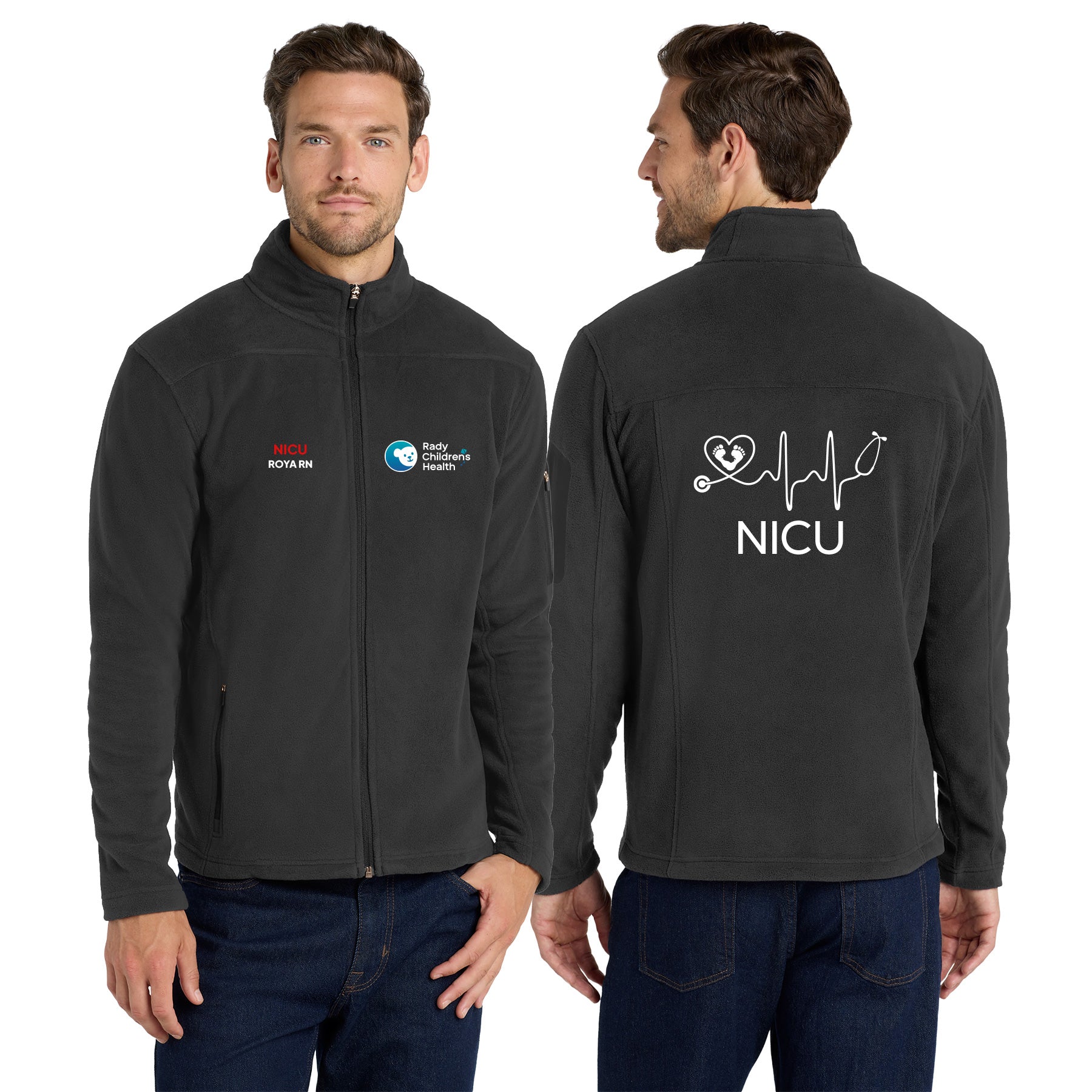RADY NICU SUMMIT FLEECE FULL-ZIP JACKET