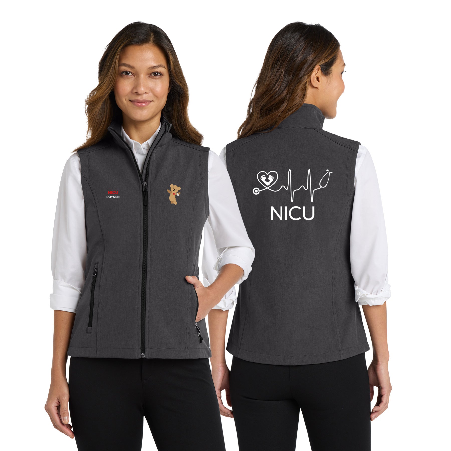 RADY NICU PORT AUTHORITY LADIES CORE SOFT SHELL VEST