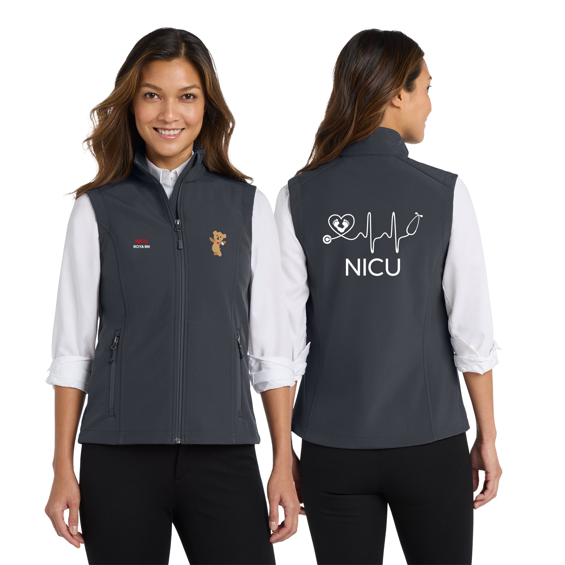 RADY NICU PORT AUTHORITY LADIES CORE SOFT SHELL VEST