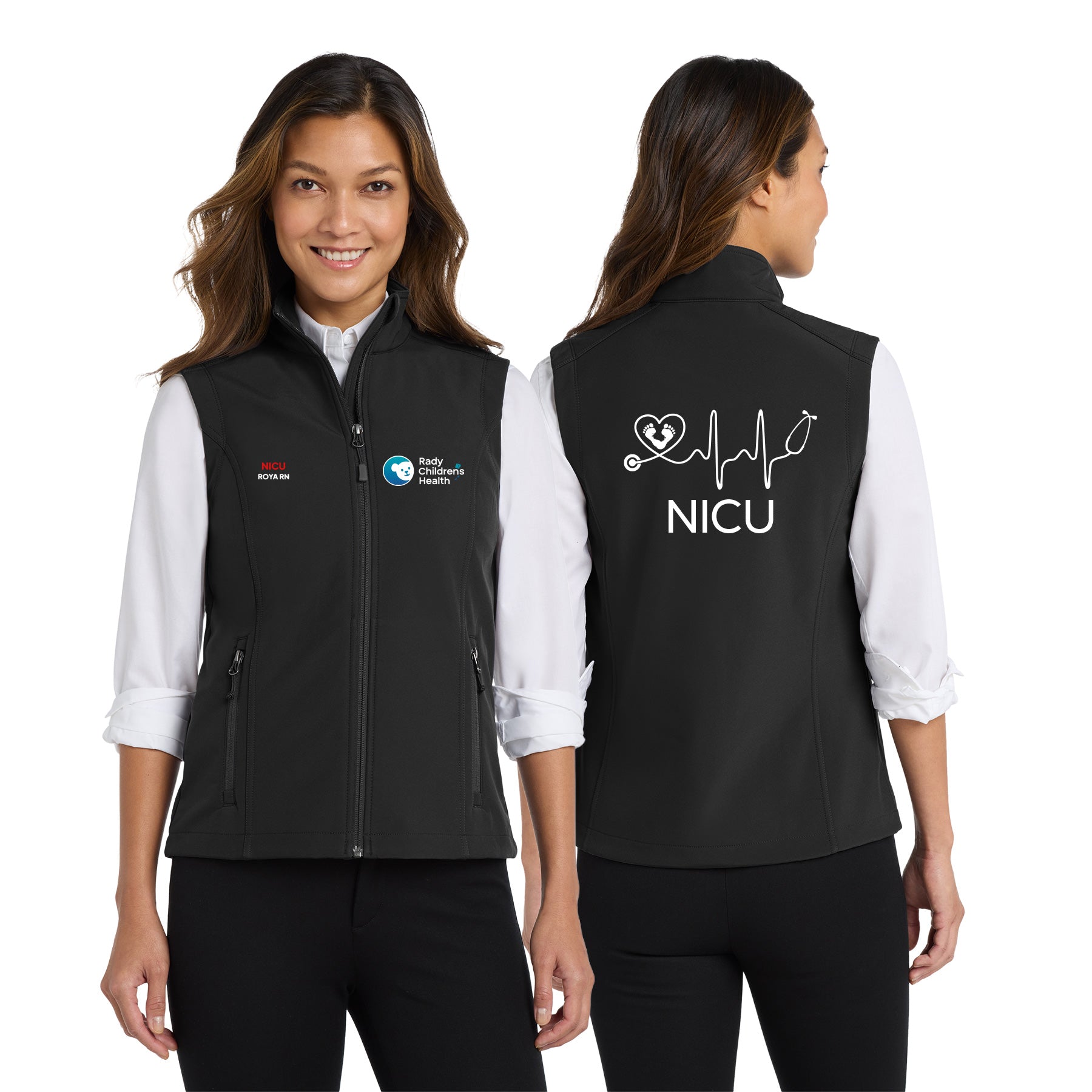 RADY NICU PORT AUTHORITY LADIES CORE SOFT SHELL VEST