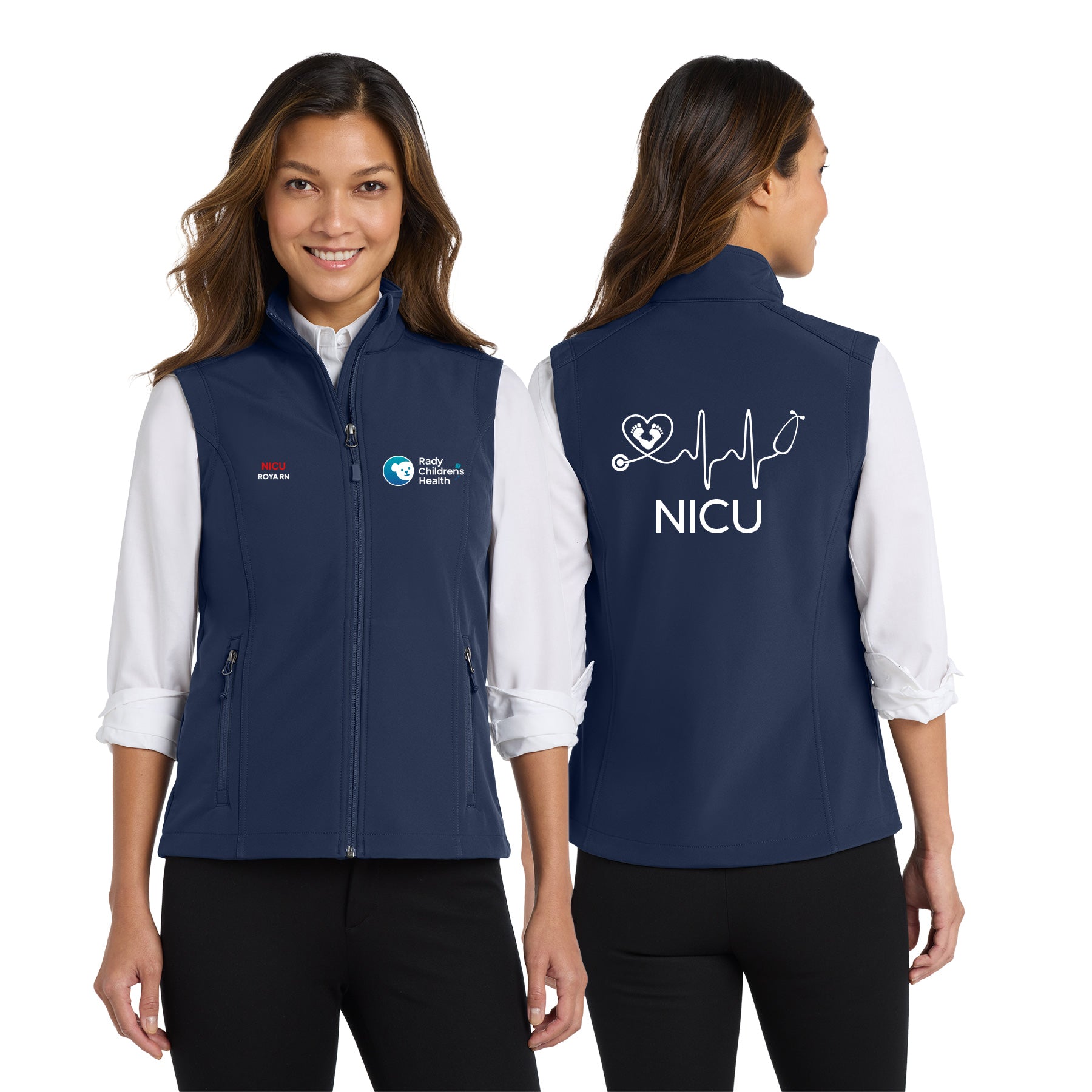 RADY NICU PORT AUTHORITY LADIES CORE SOFT SHELL VEST