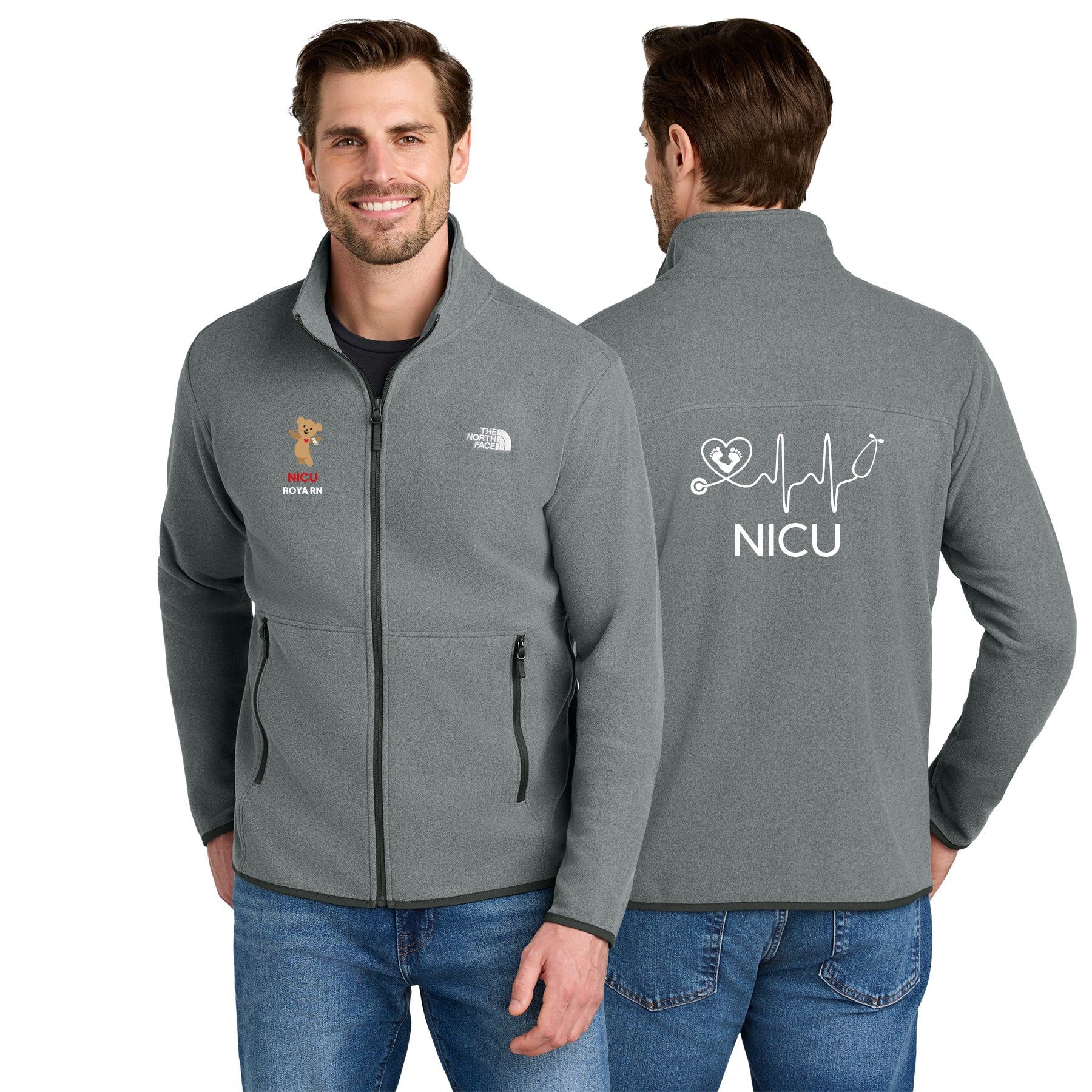 RADY NICU THE NORTH FACE GLACIER FULL-ZIP FLEECE JACKET