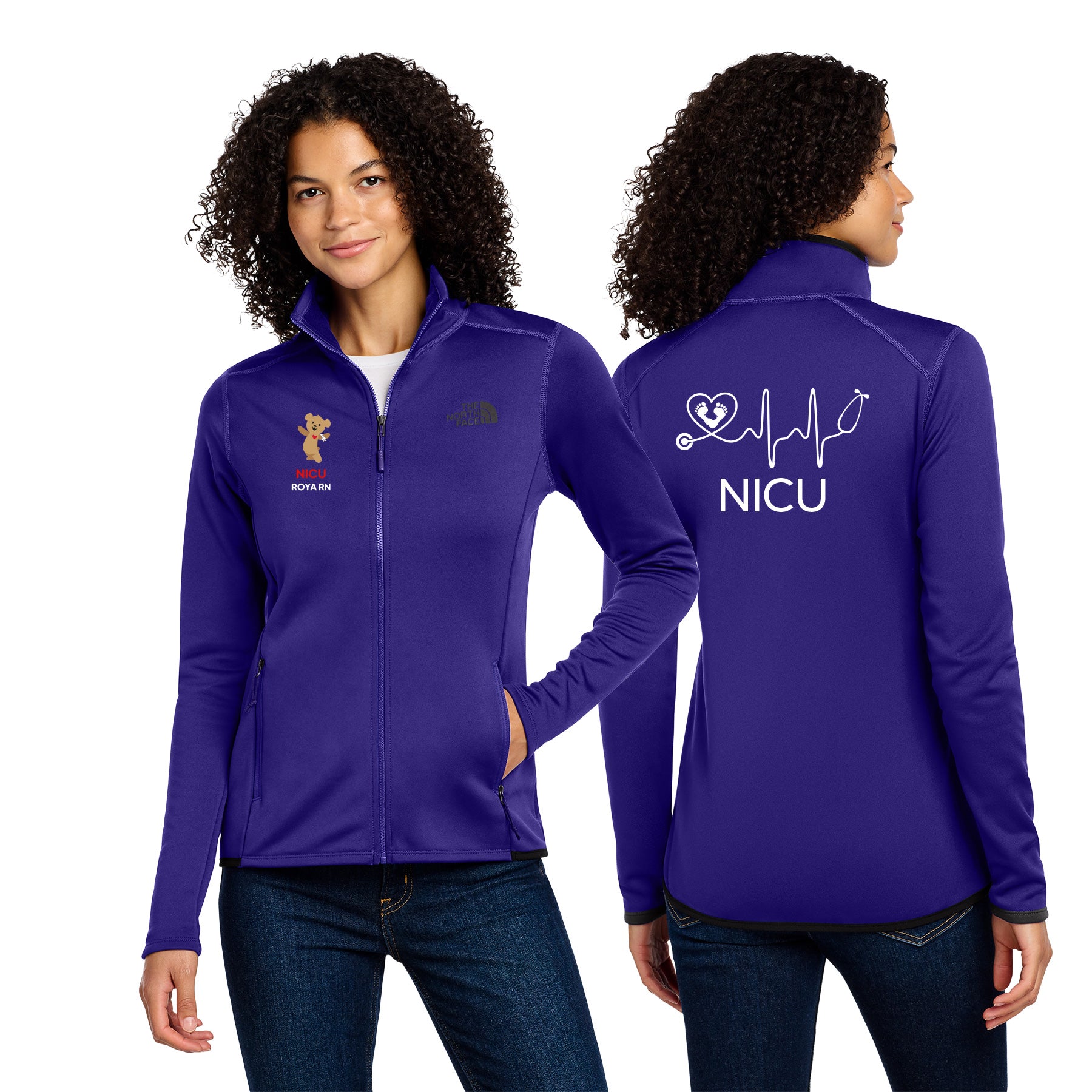RADY NICU THE NORTH FACE WOMEN'S SKYLINE FULL-ZIP FLEECE JACKET