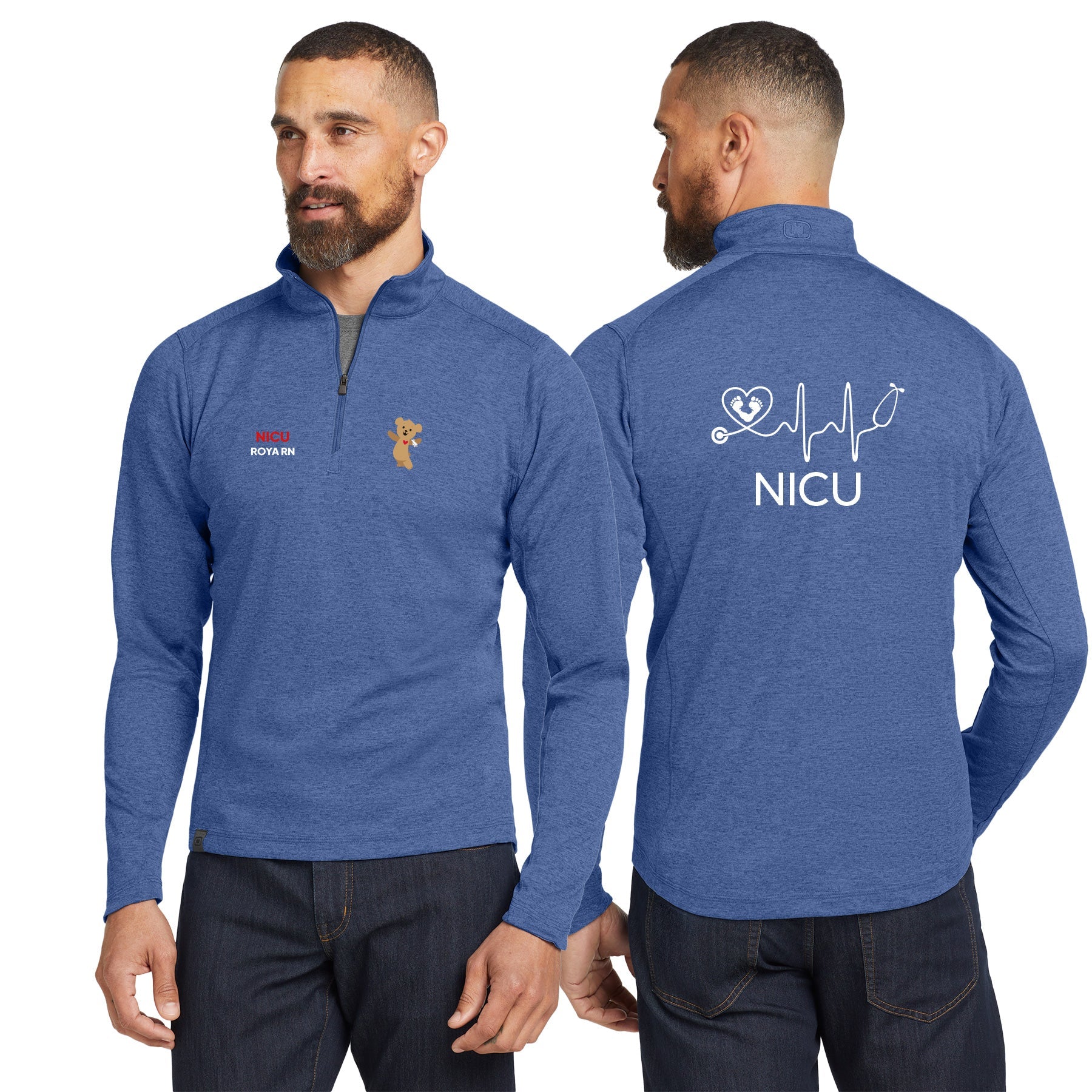 RADY NICU OGIO PIXEL 1/4-ZIP