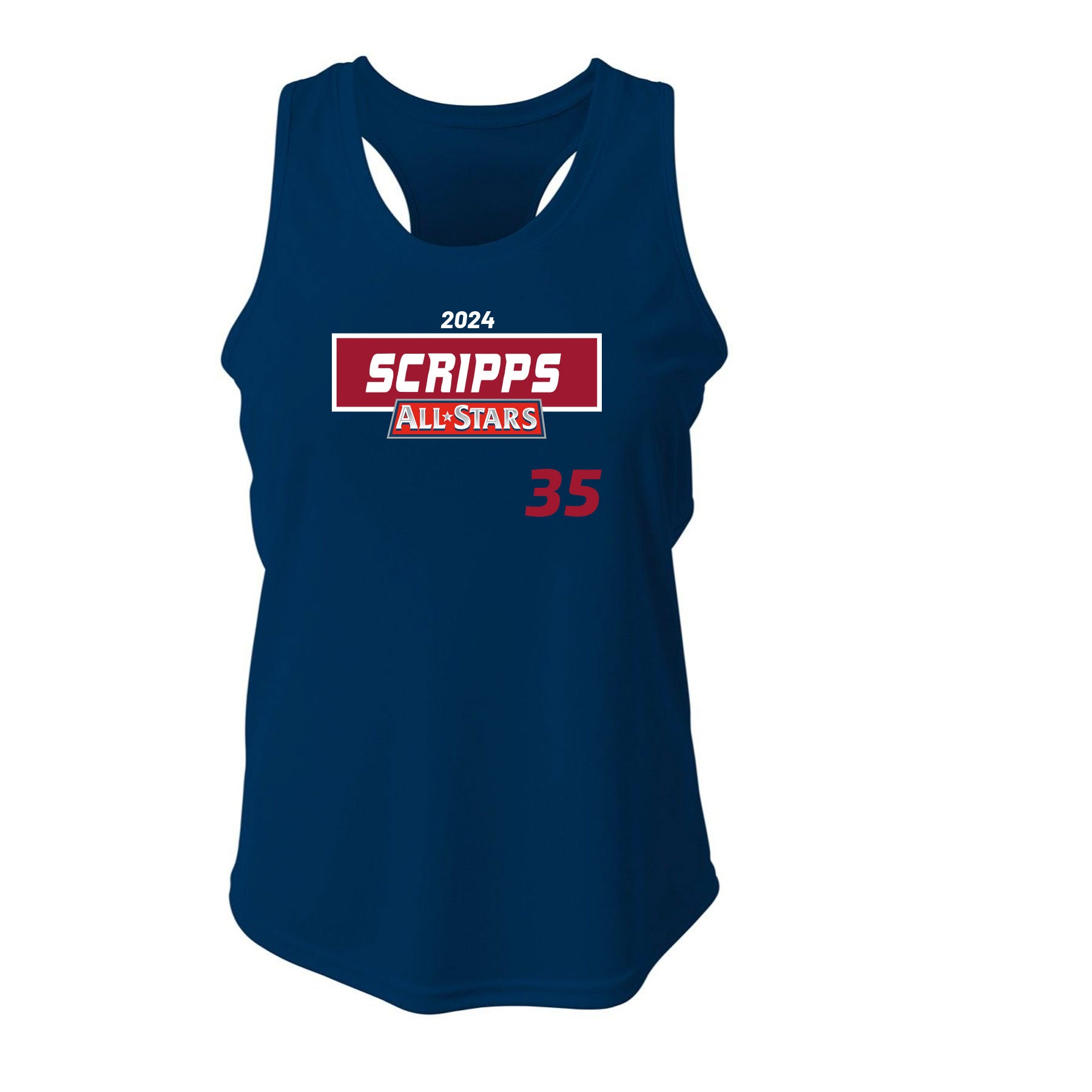 2024 SRLL ALL-STARS LOGO BELLA+CANVAS  FLOWY RACERBACK TANK