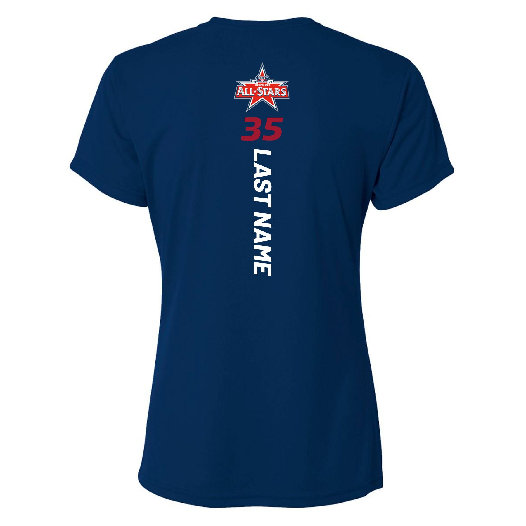 2024 SRLL ALL-STARS LOGO PERFORMANCE SHORT SLEEVE TEE