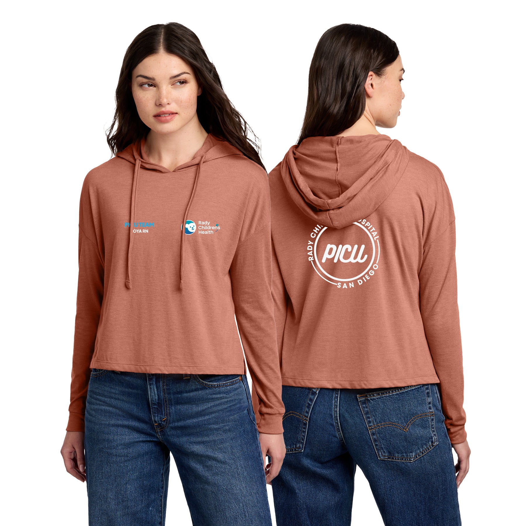 PICU Women's Midi Long Sleeve Hoodie