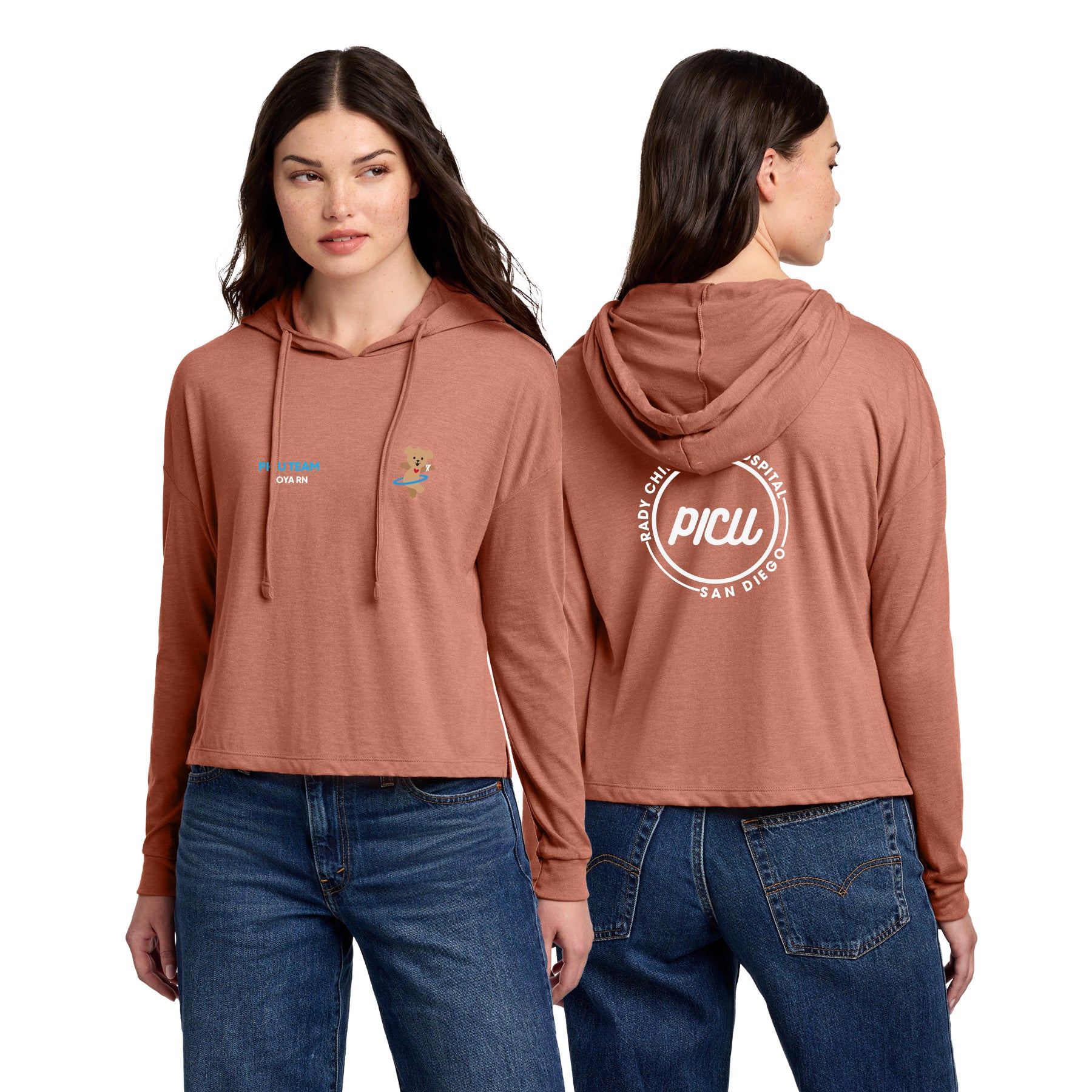 PICU Women's Midi Long Sleeve Hoodie