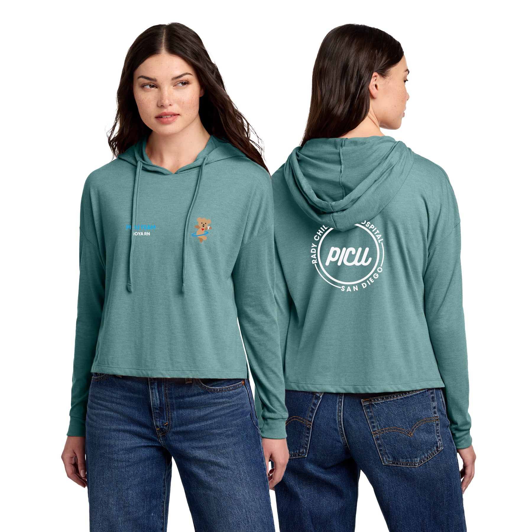 PICU Women's Midi Long Sleeve Hoodie