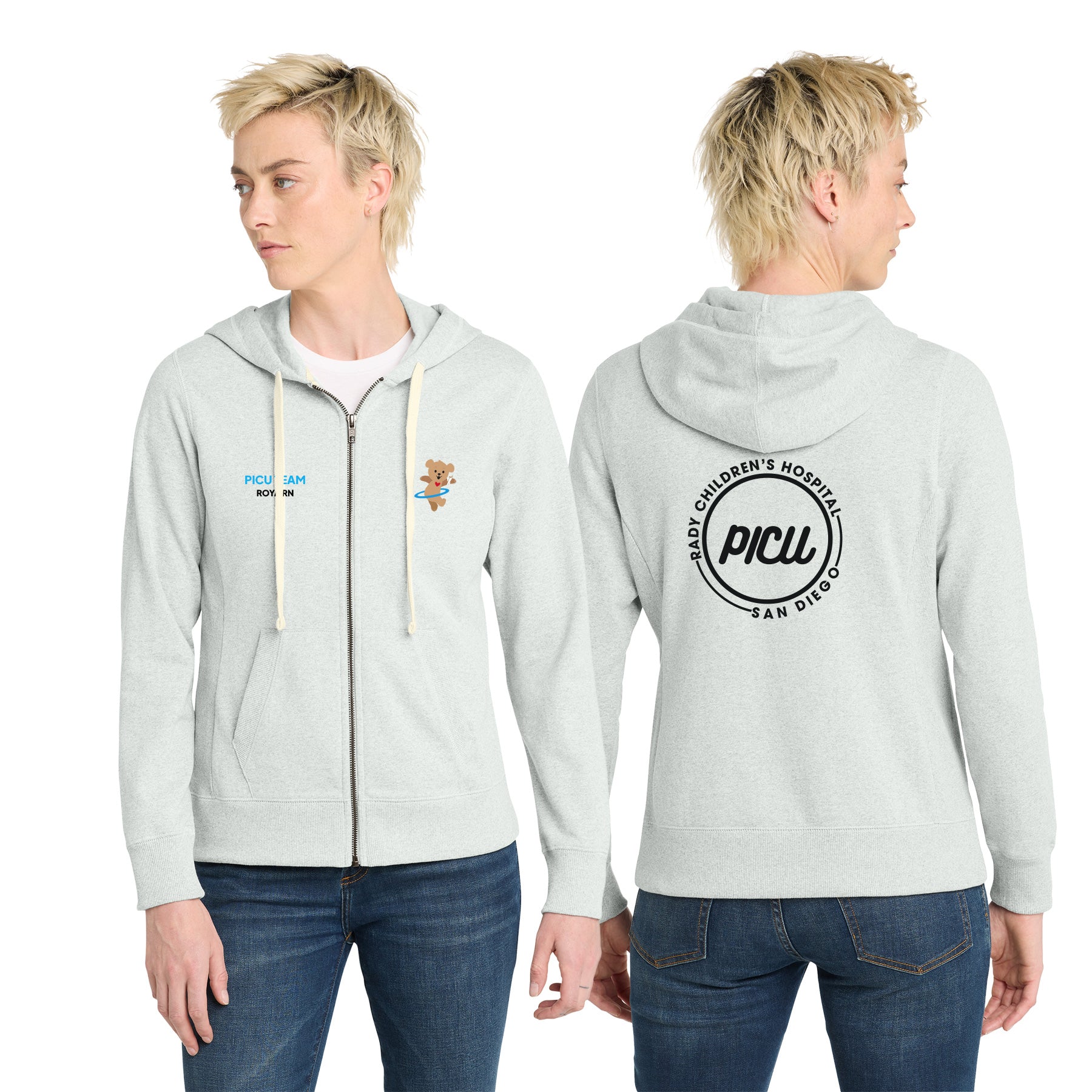 PICU Women's Full-Zip Hoodie
