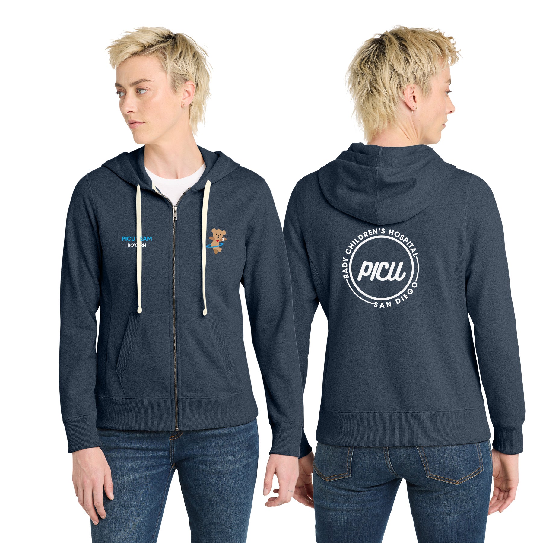 PICU Women's Full-Zip Hoodie