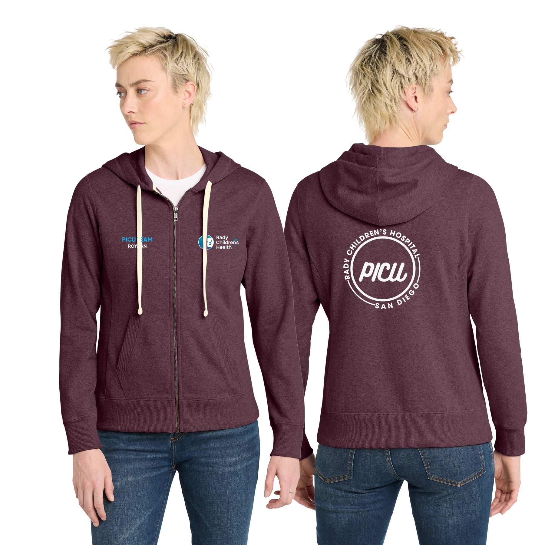 PICU Women's Full-Zip Hoodie