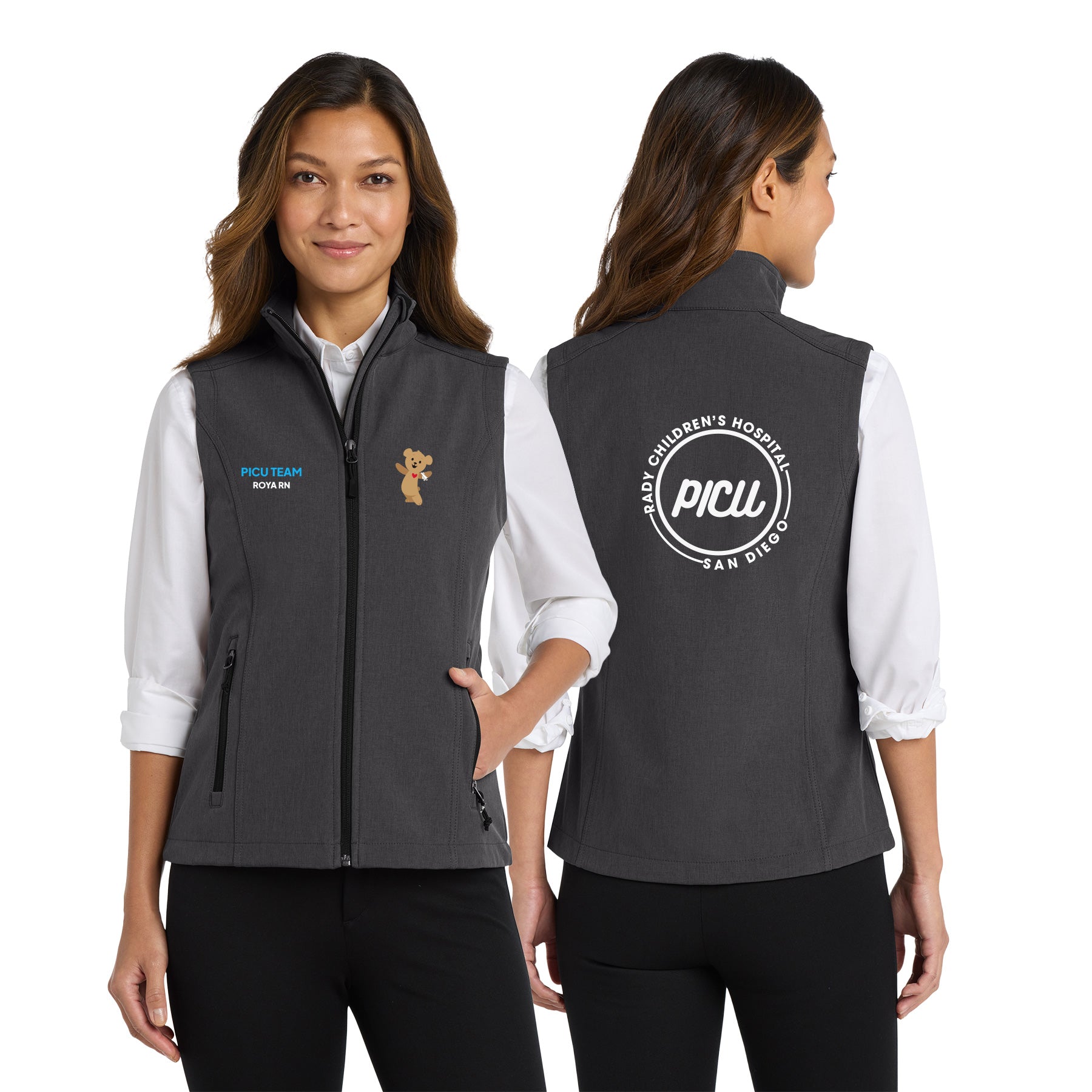 PICU Port Authority Ladies Core Soft Shell Vest
