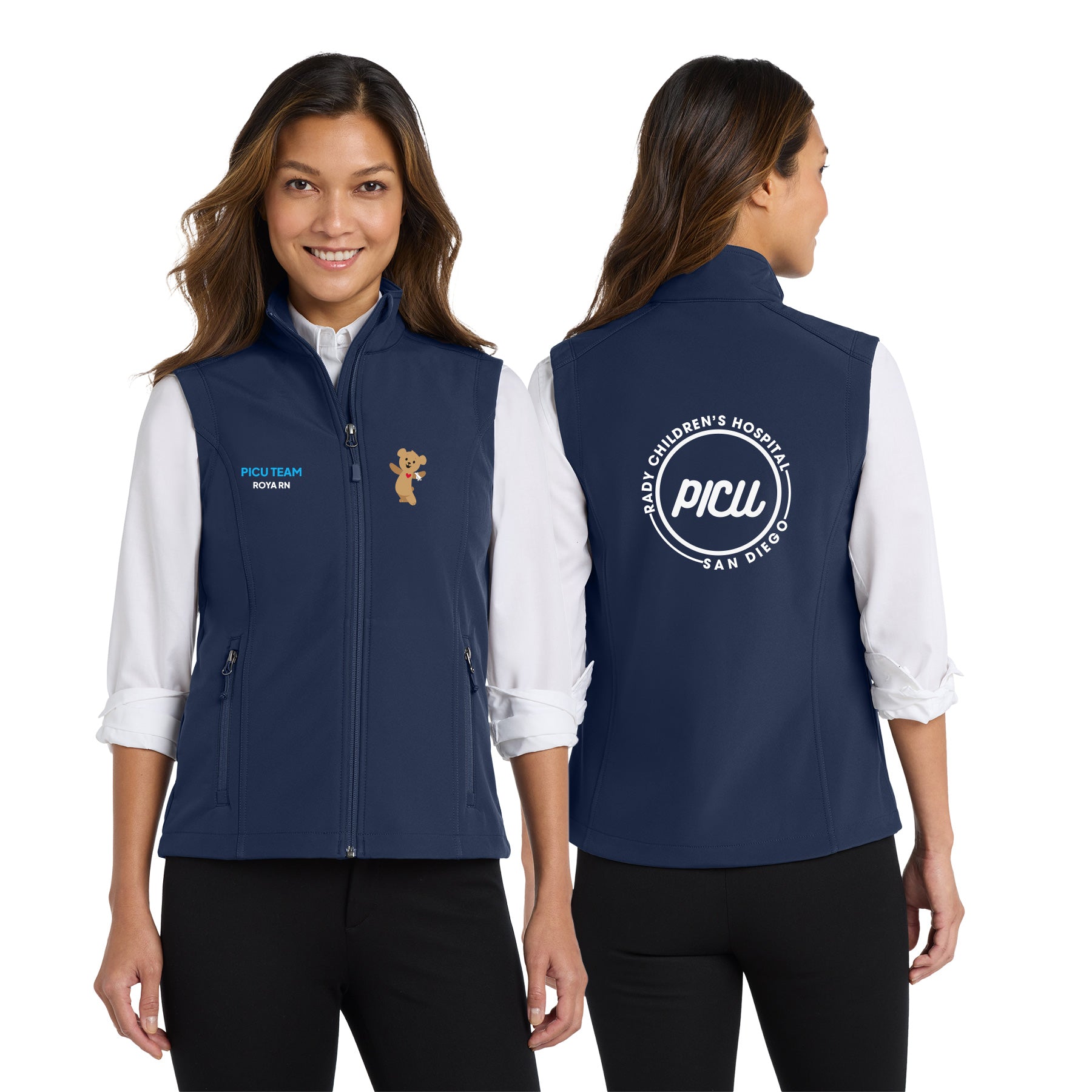 PICU Port Authority Ladies Core Soft Shell Vest