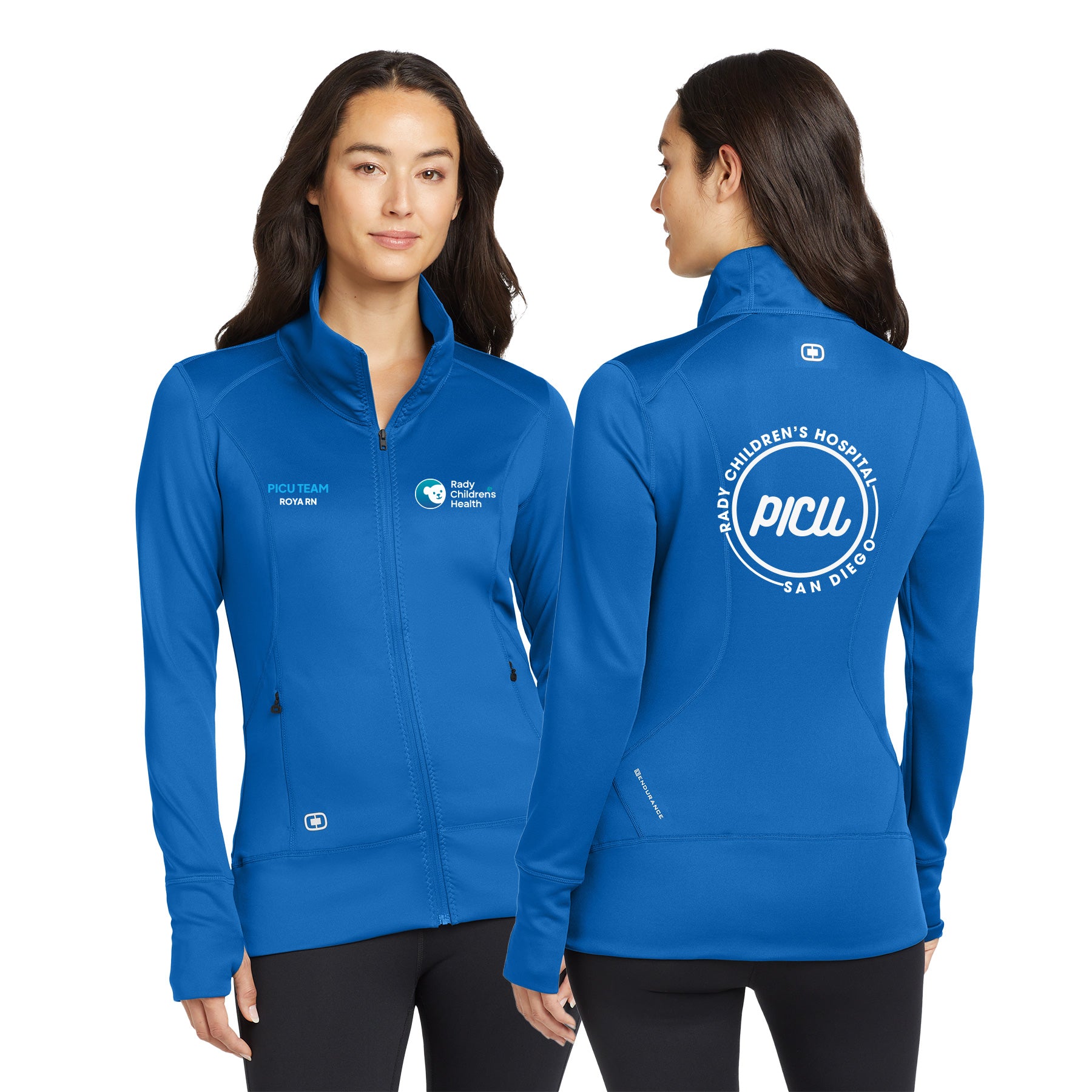 PICU Left Chest Block OGIO ENDURANCE Ladies Fulcrum Full-Zip